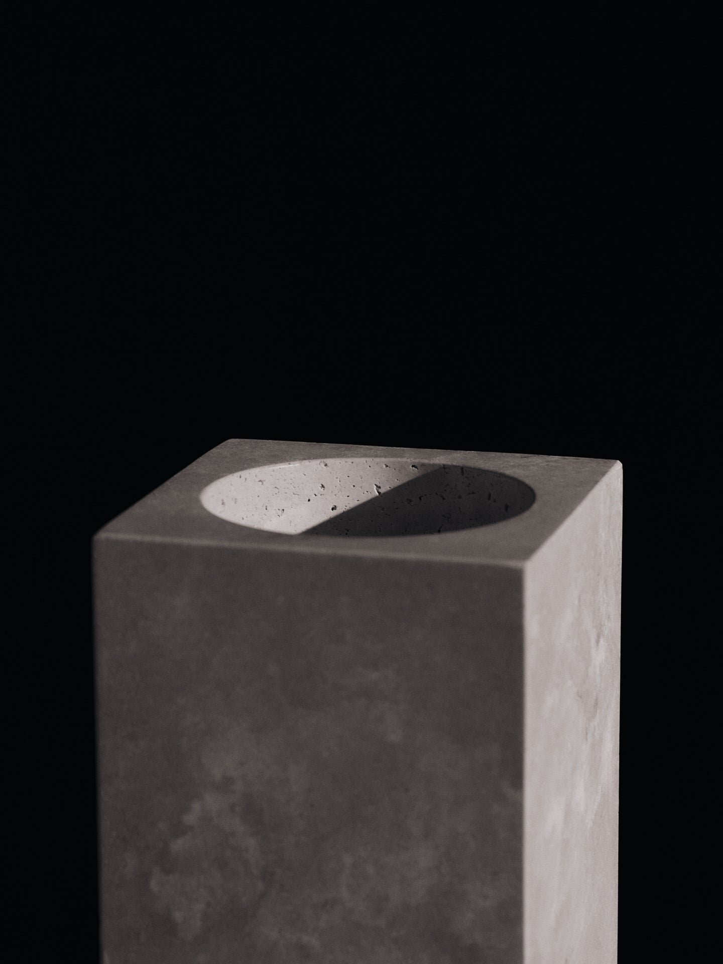 Vase HEW Travertin