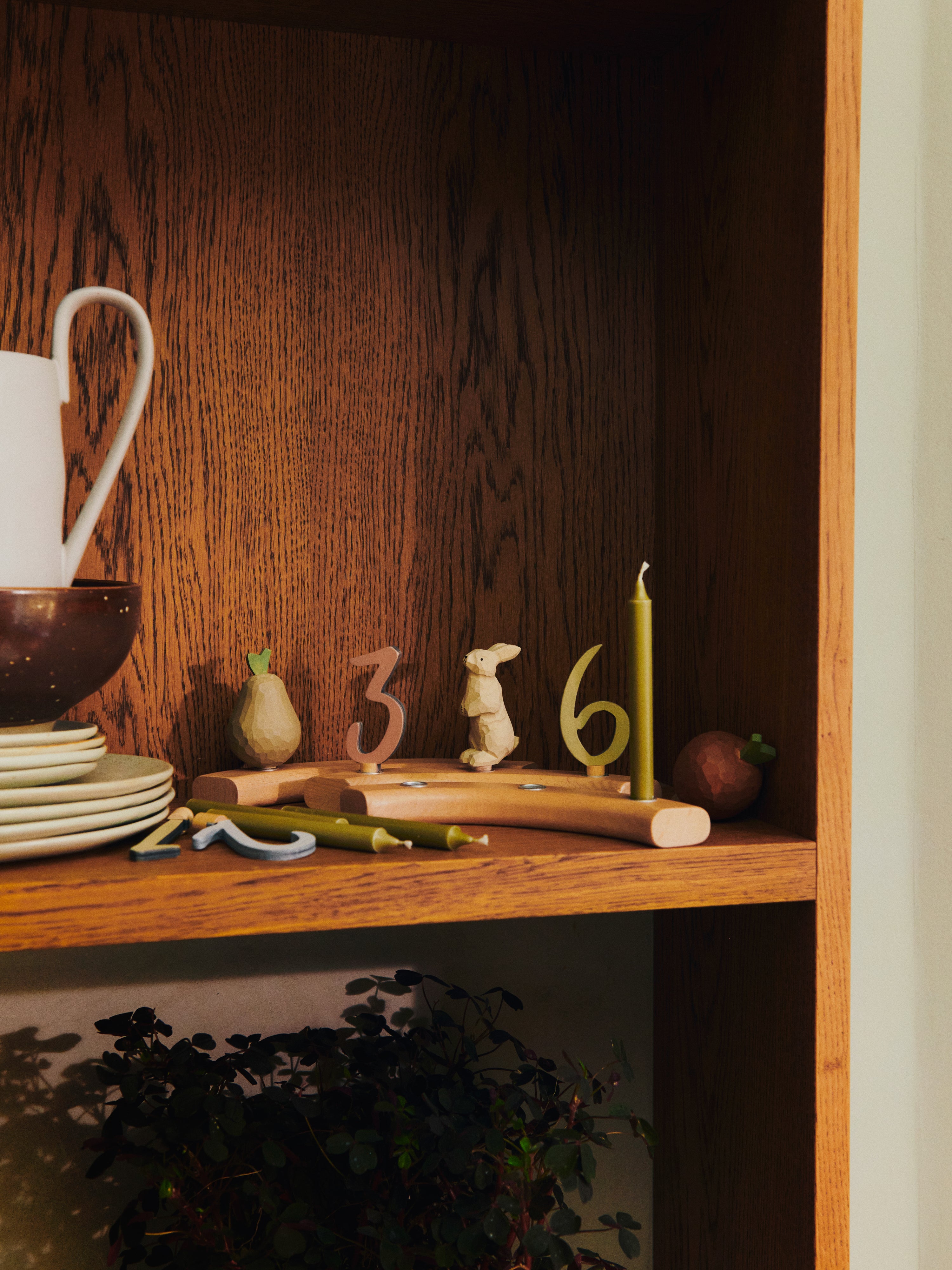 LOOPI Pink Candle Holder