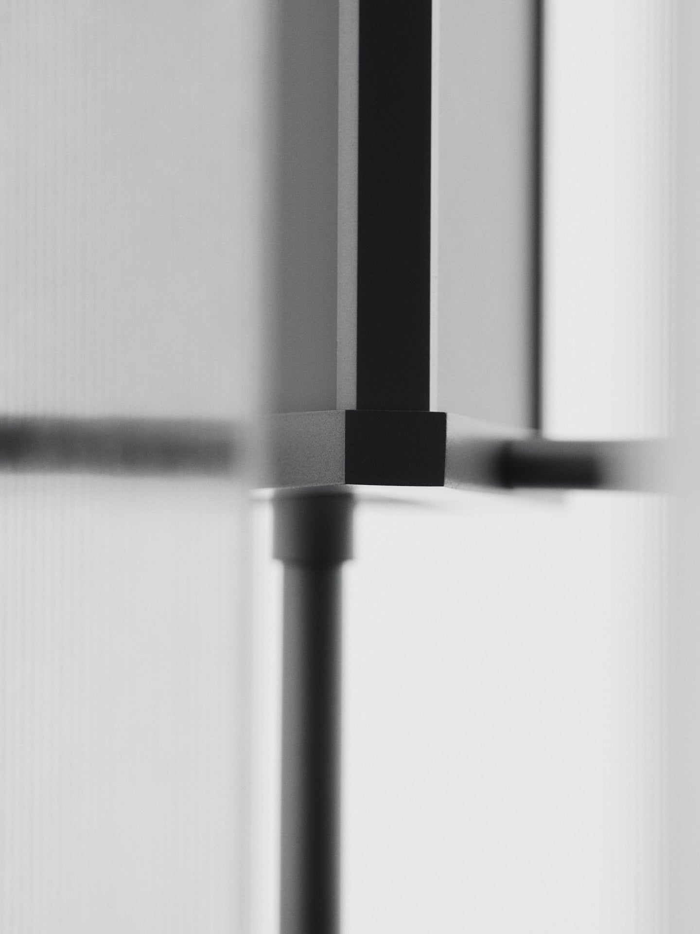 Pendant lamp OESTE ribbed glass