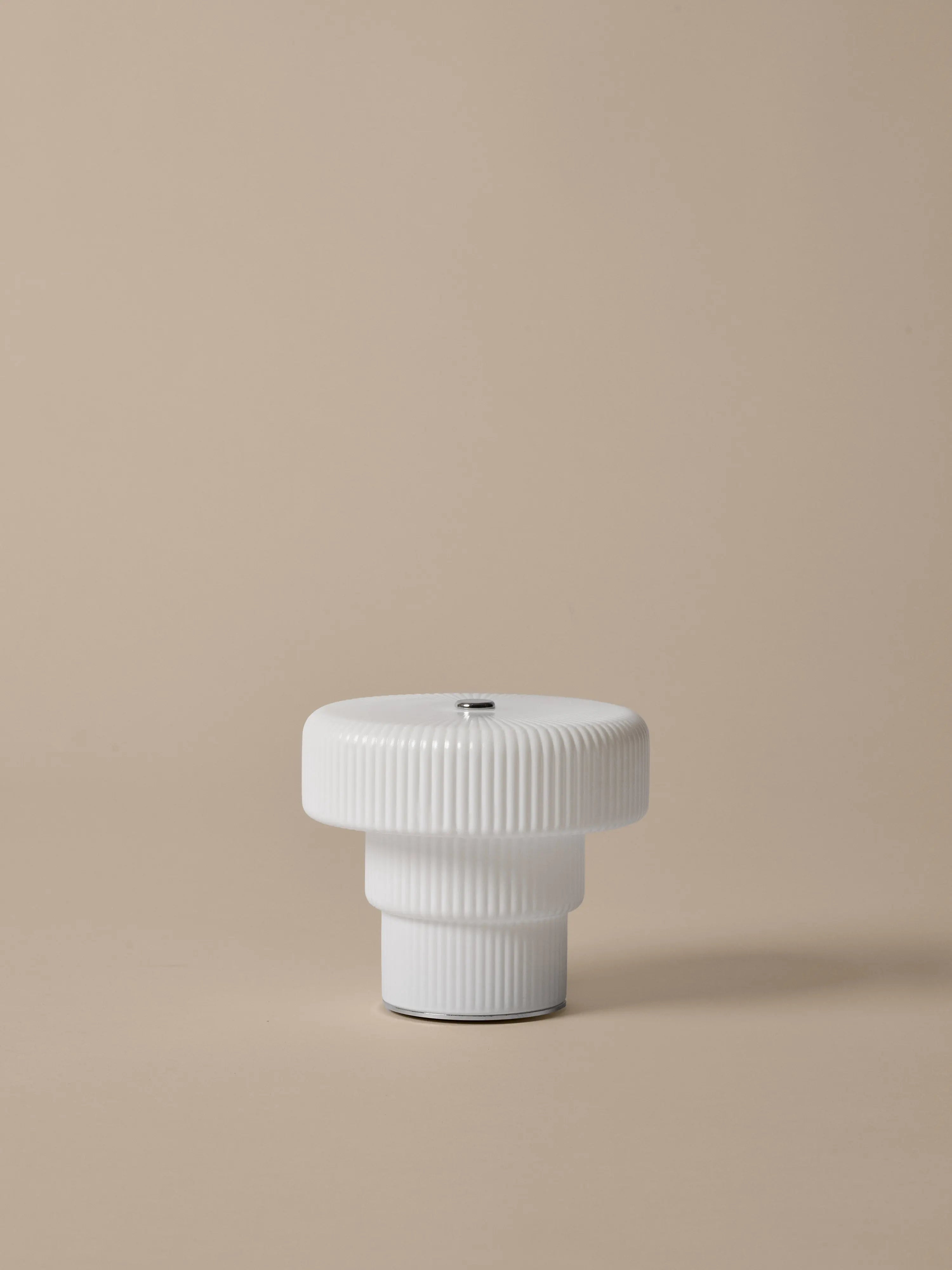 Tragbare Lampe RIPPLE weiß