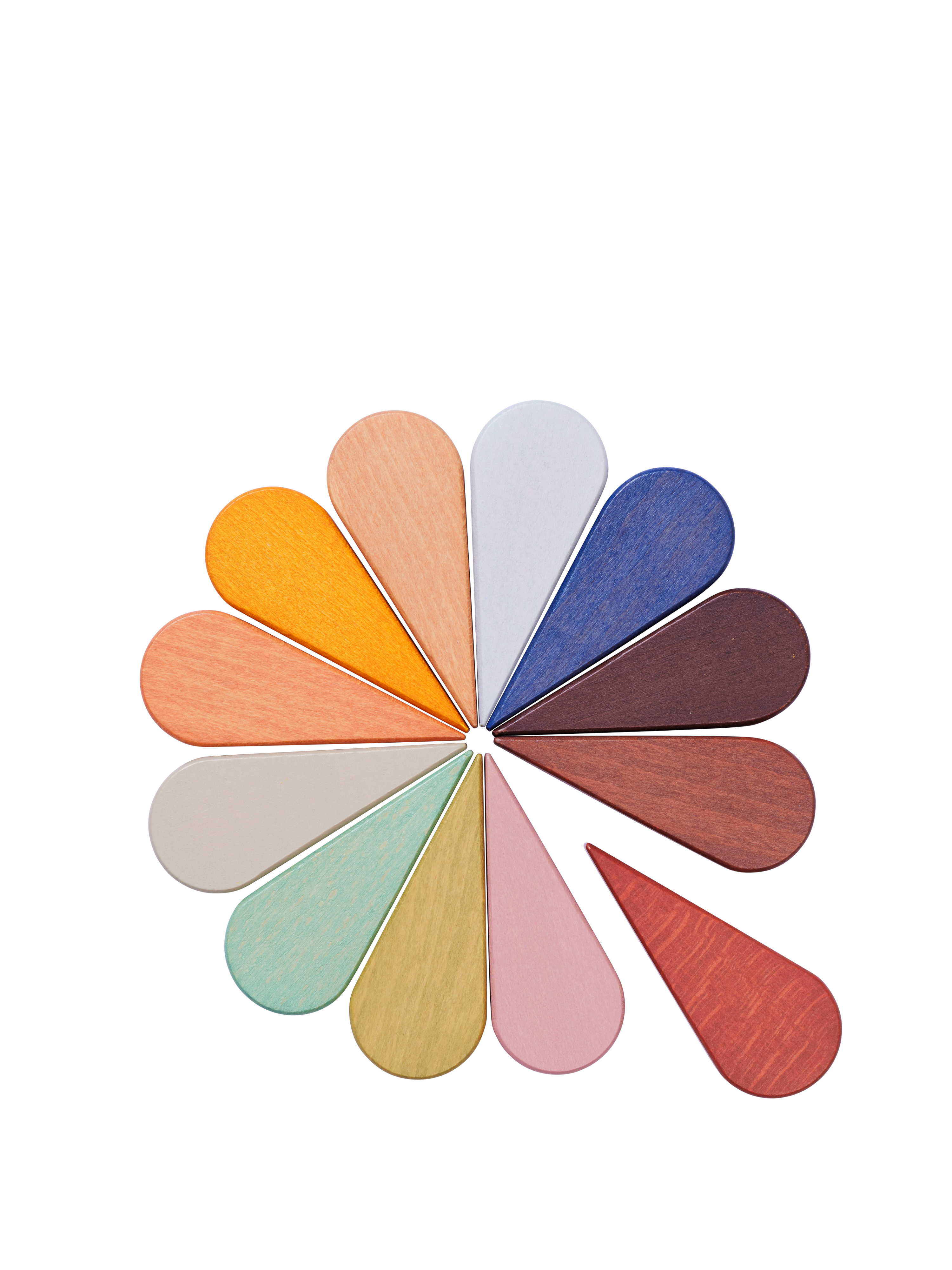 Multicolored PETAL building blocks for children