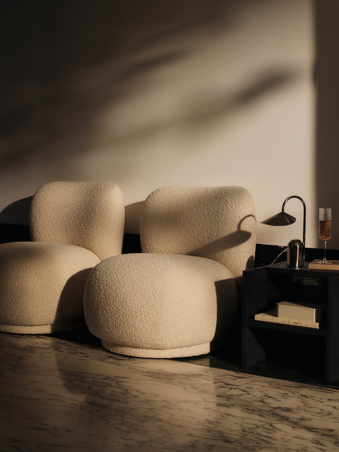 Portable lamp ARUM steel