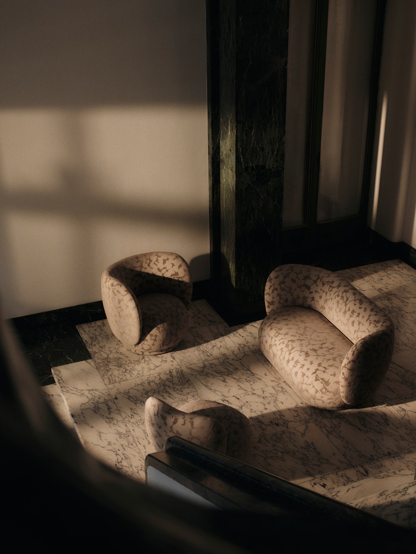 Drehstuhl RICO PICCOLO LOUNGE Cilla taupe