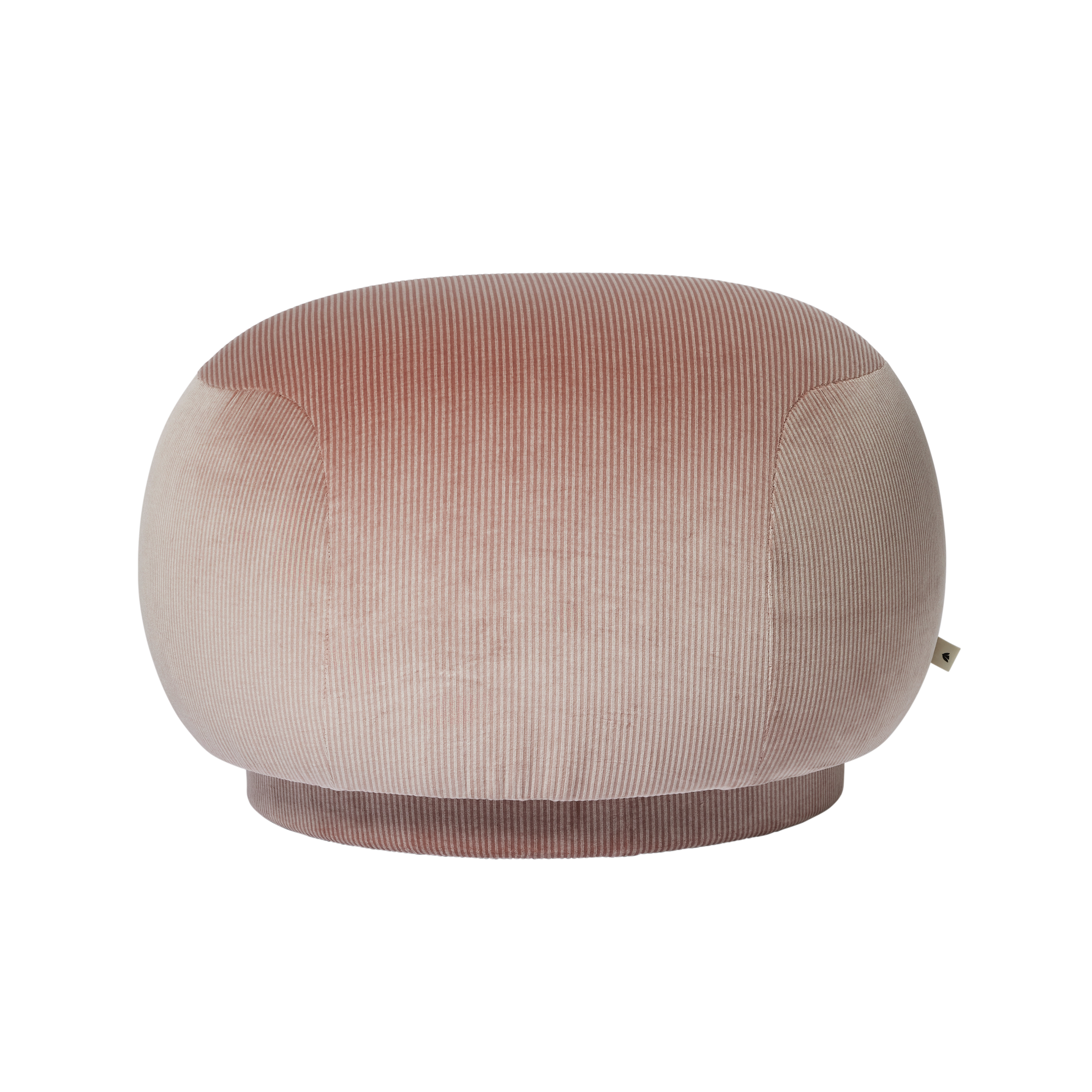 Puf RICO Devoré Velvet rosa