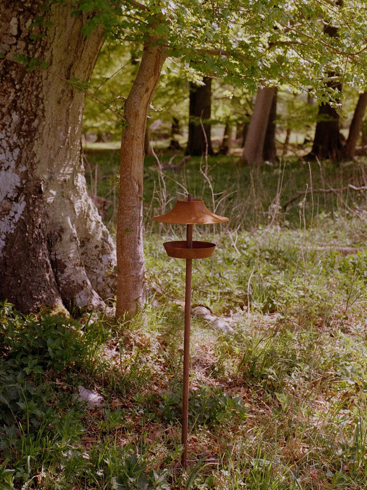 Vogelfutterhaus CORTIVO rostrot