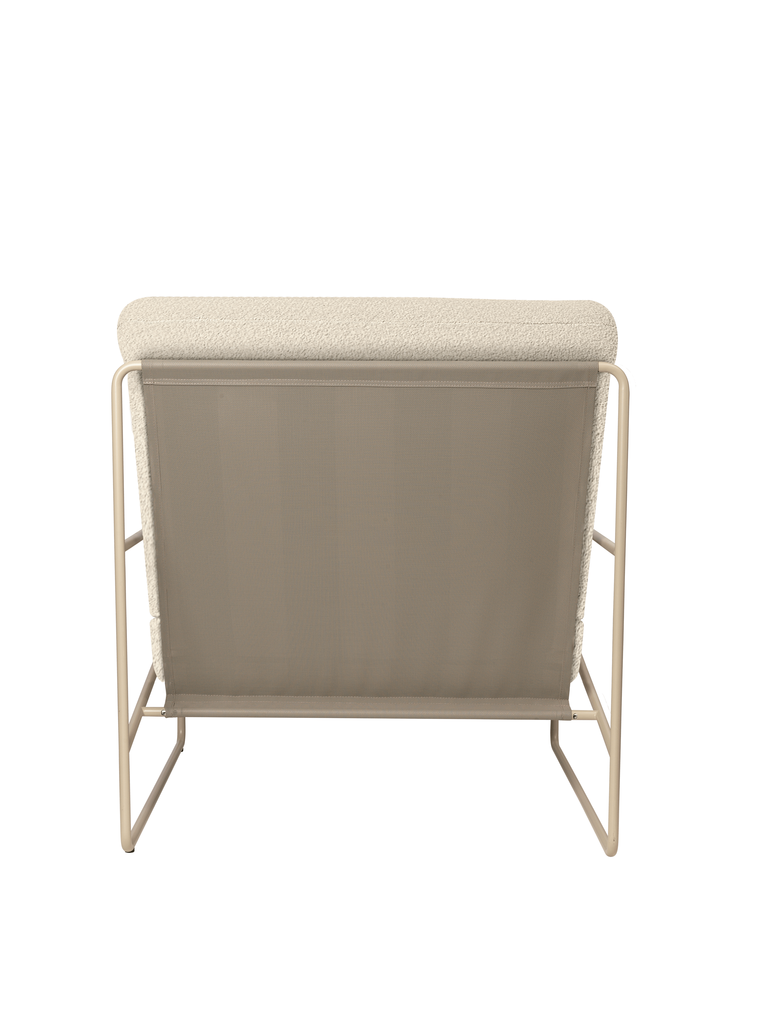 Outdoor Armchair DESERT Broken White with Beige Base