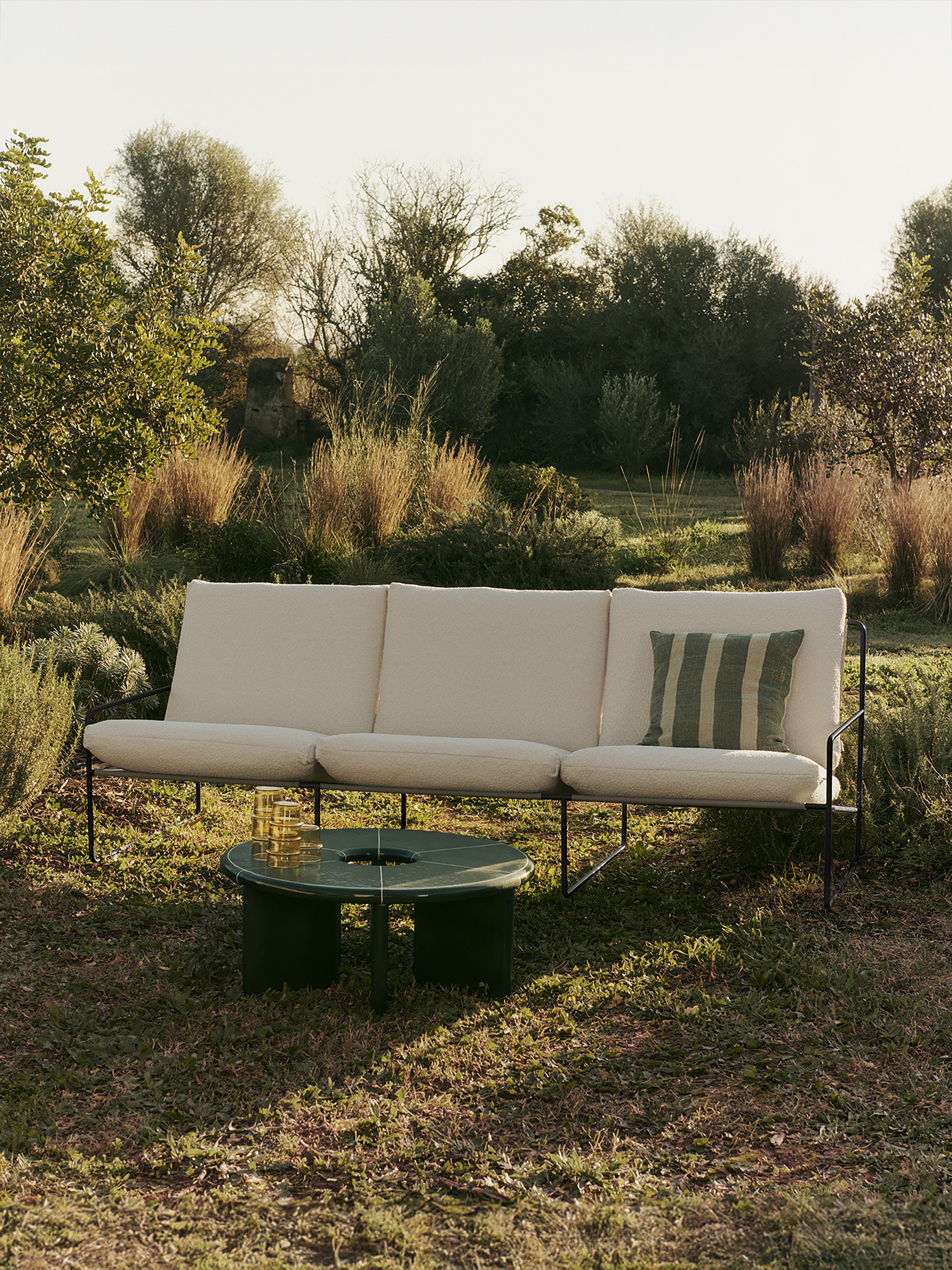 DEYA dark green coffee table