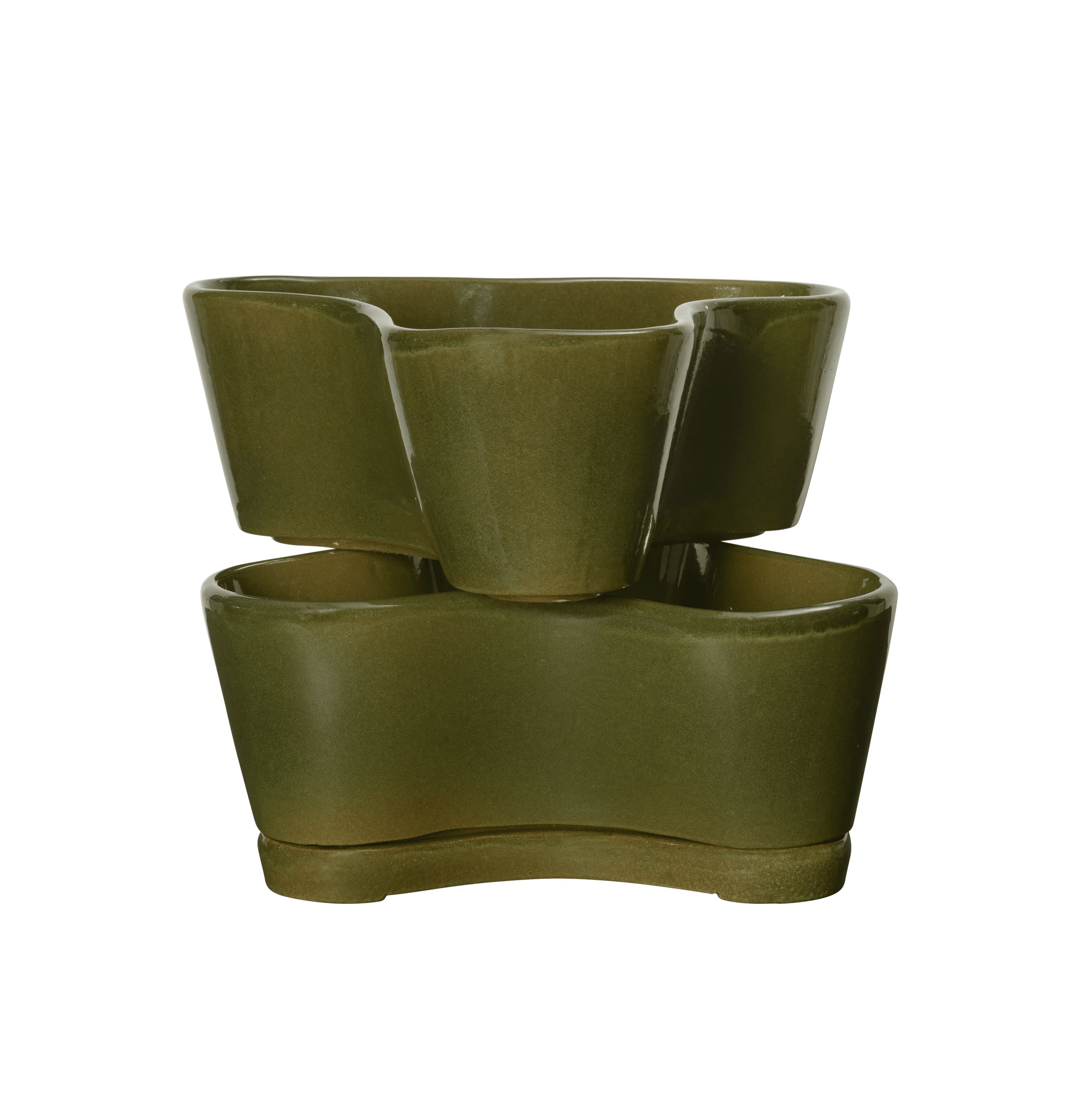 GEMI STACKABLE PLANTERS green pot set