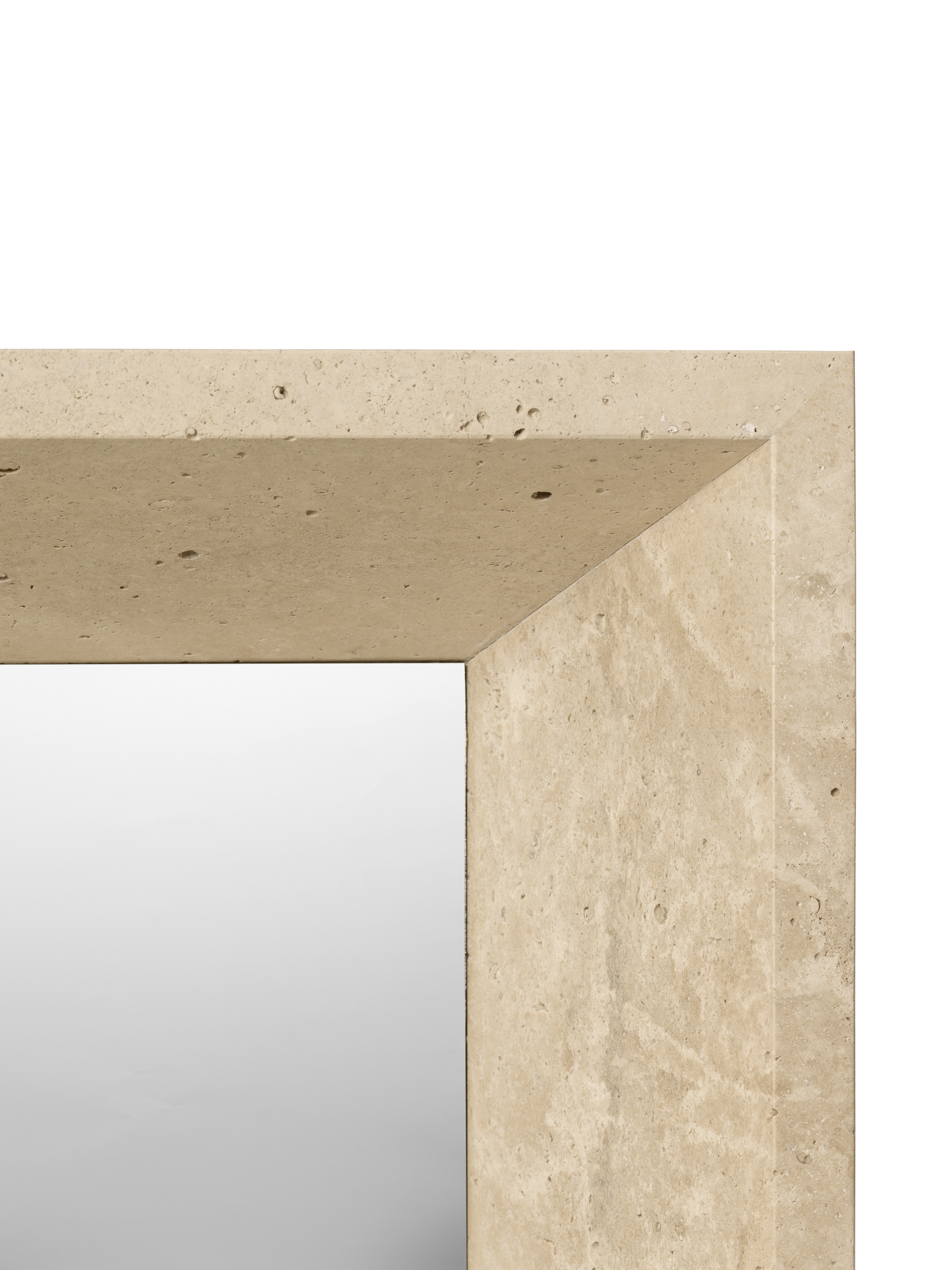 LANCET travertine mirror