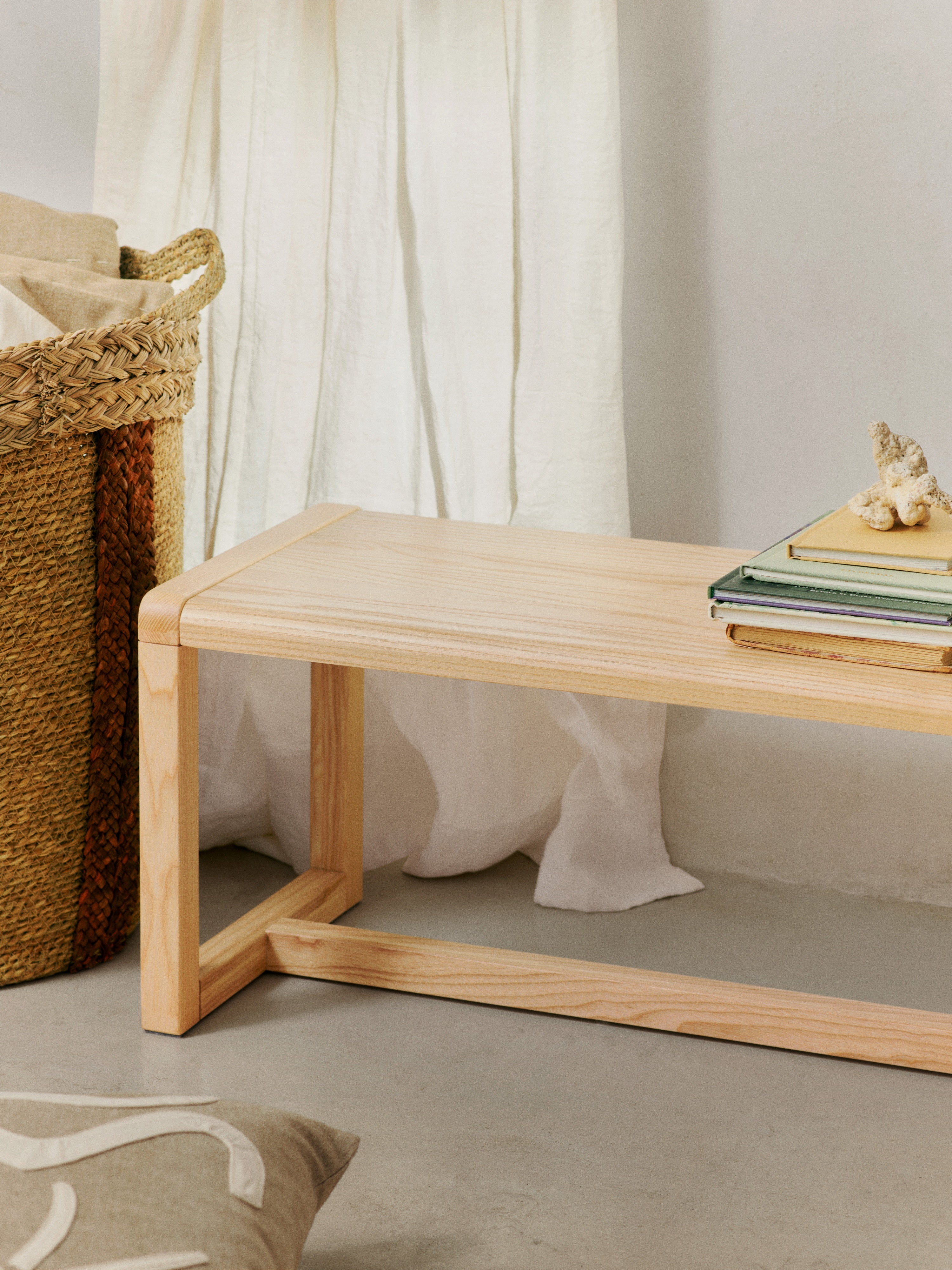 LITTLE ARCHITECT children's bench ash veneer