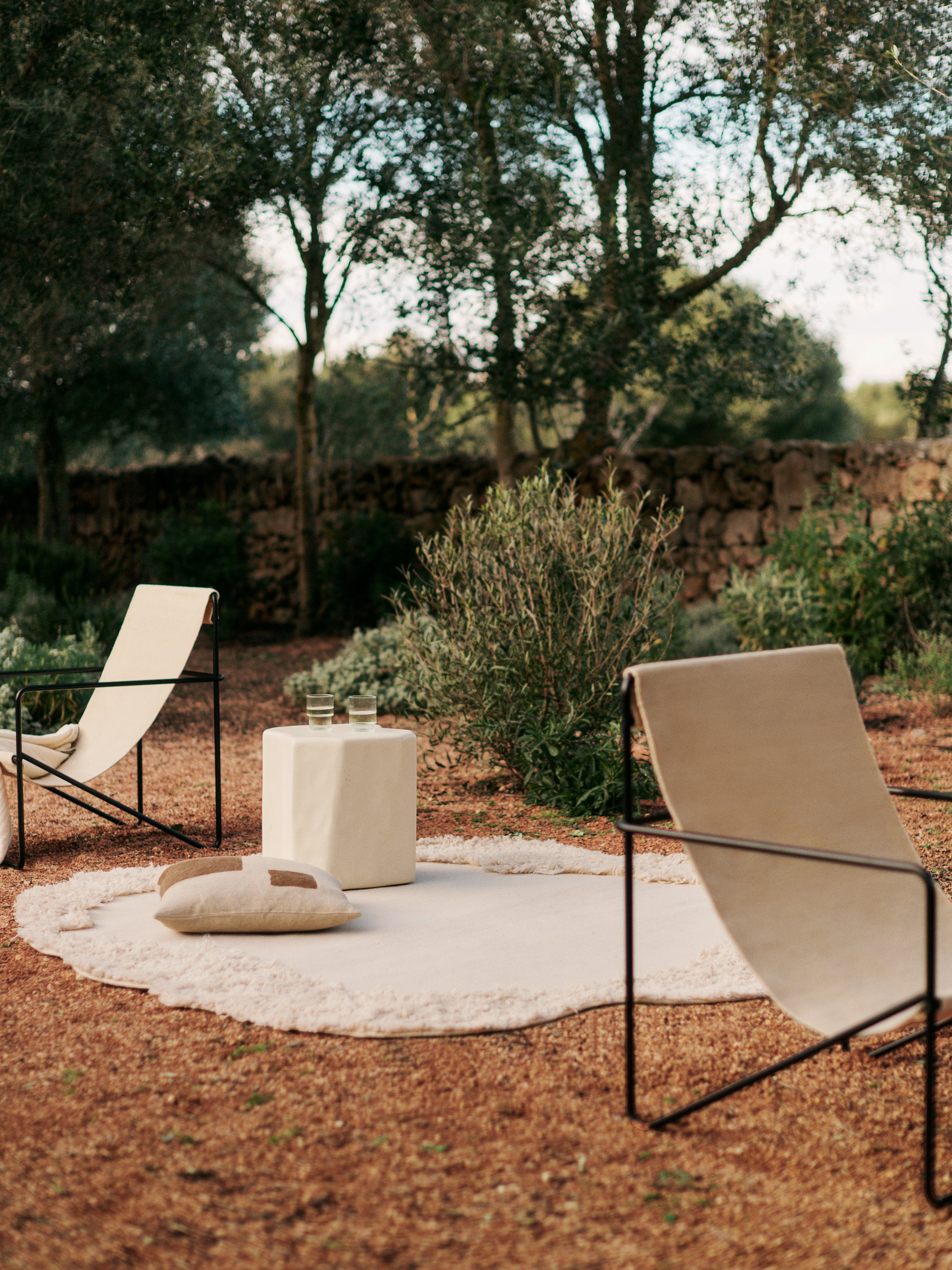 NORTE outdoor rug broken white