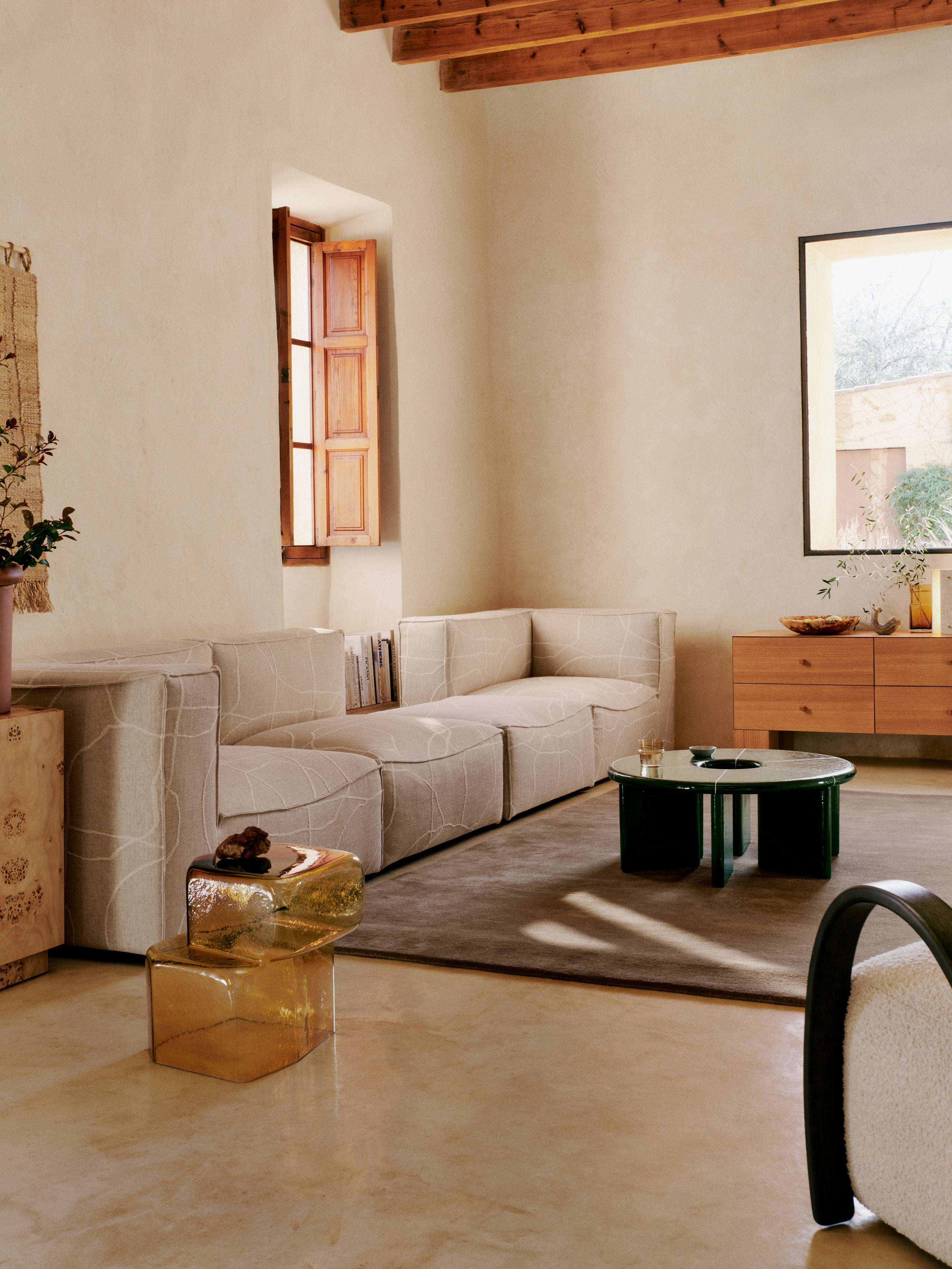 DEYA dark green coffee table