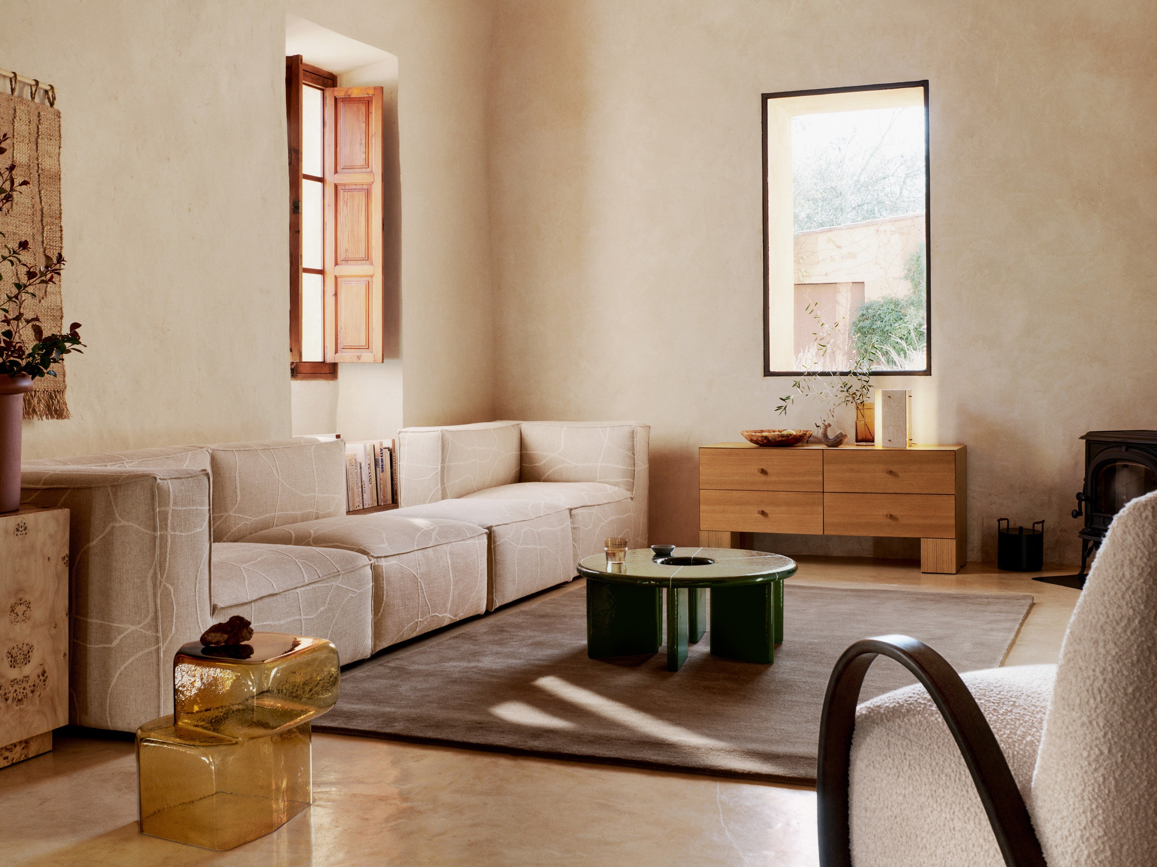 DEYA dark green coffee table