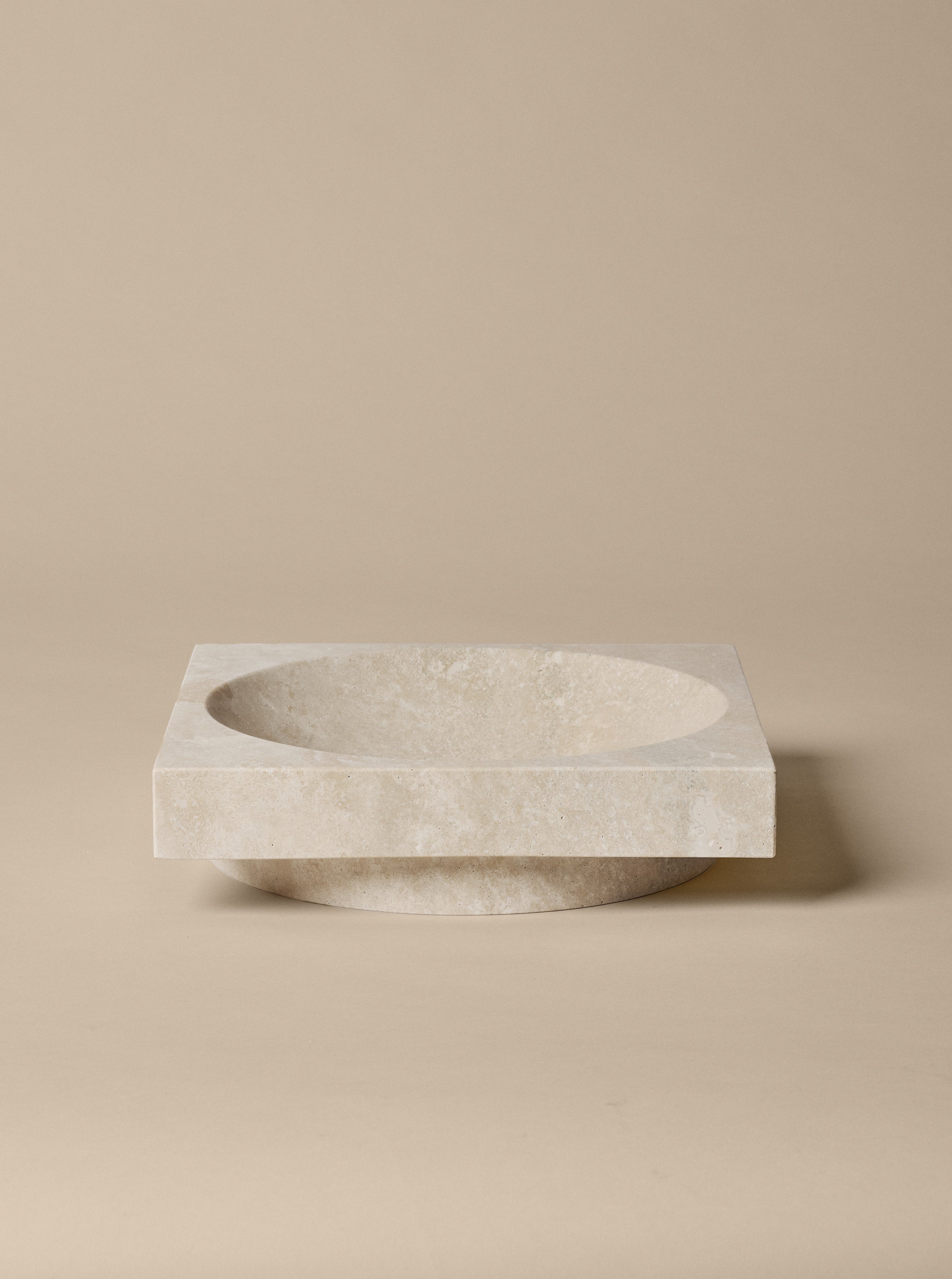 HEW CENTERPIECE decorative bowl travertine