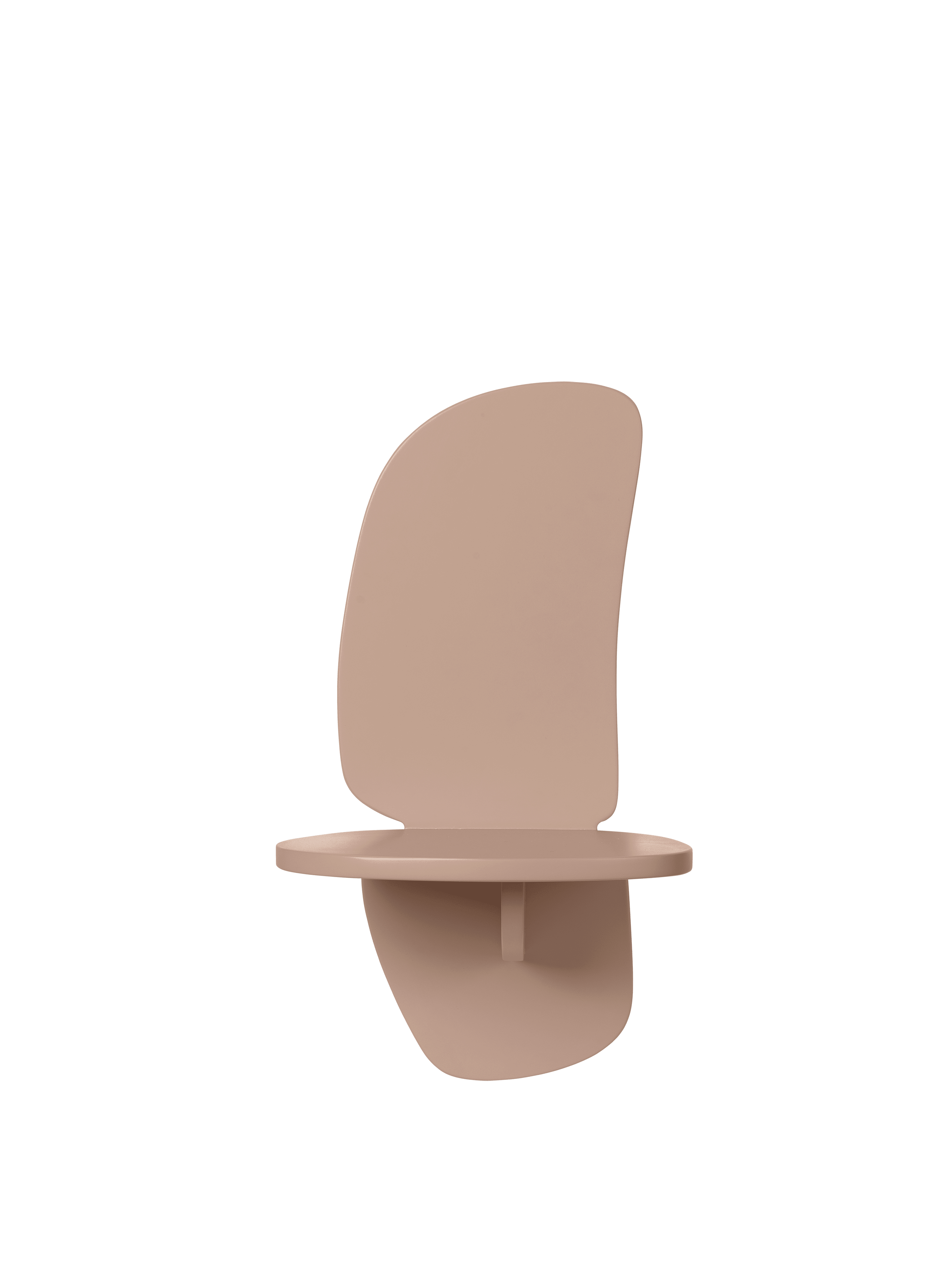 Hanging shelf PILU light pink