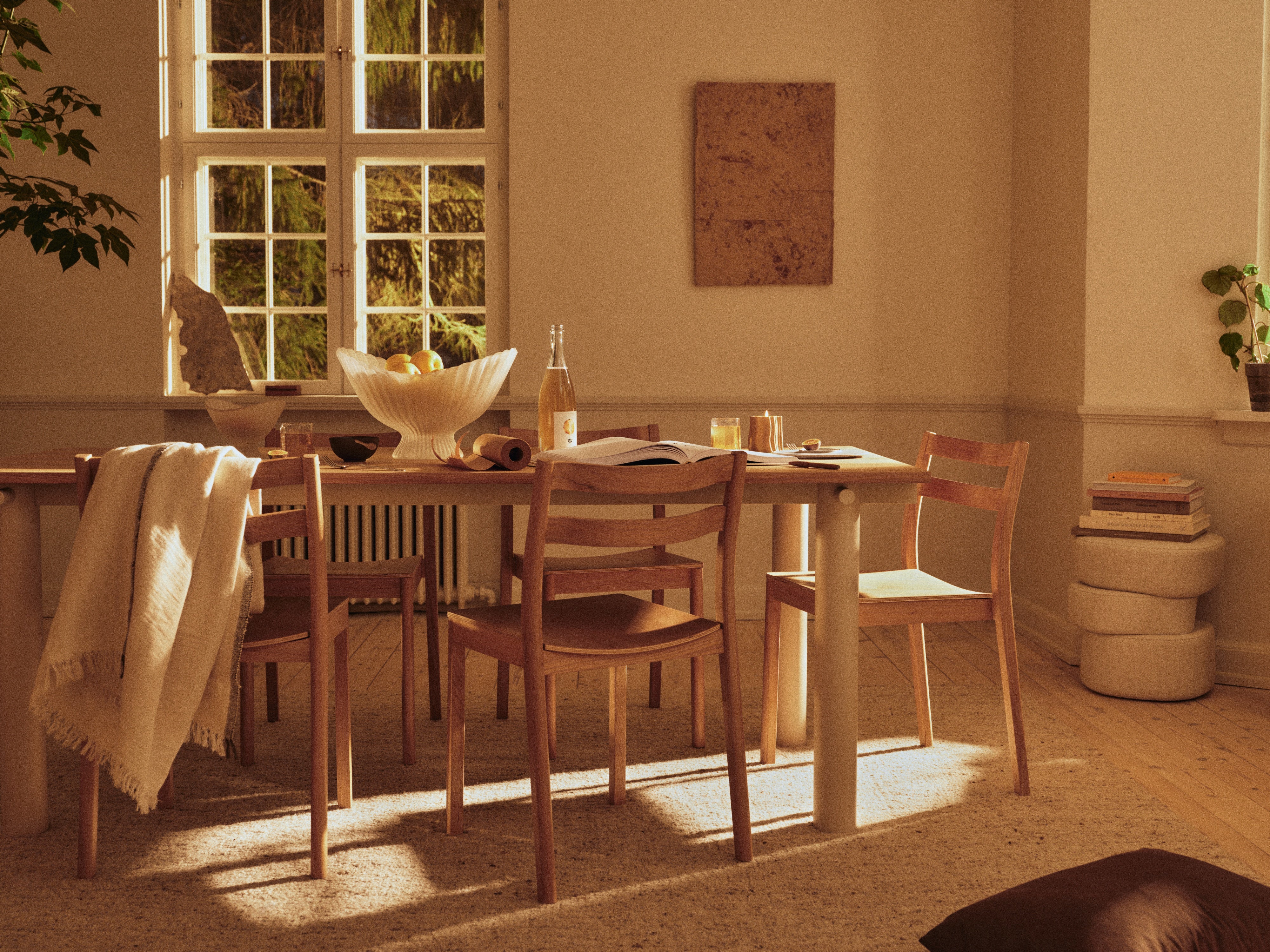 Misa FOUNTAIN weißes Glas