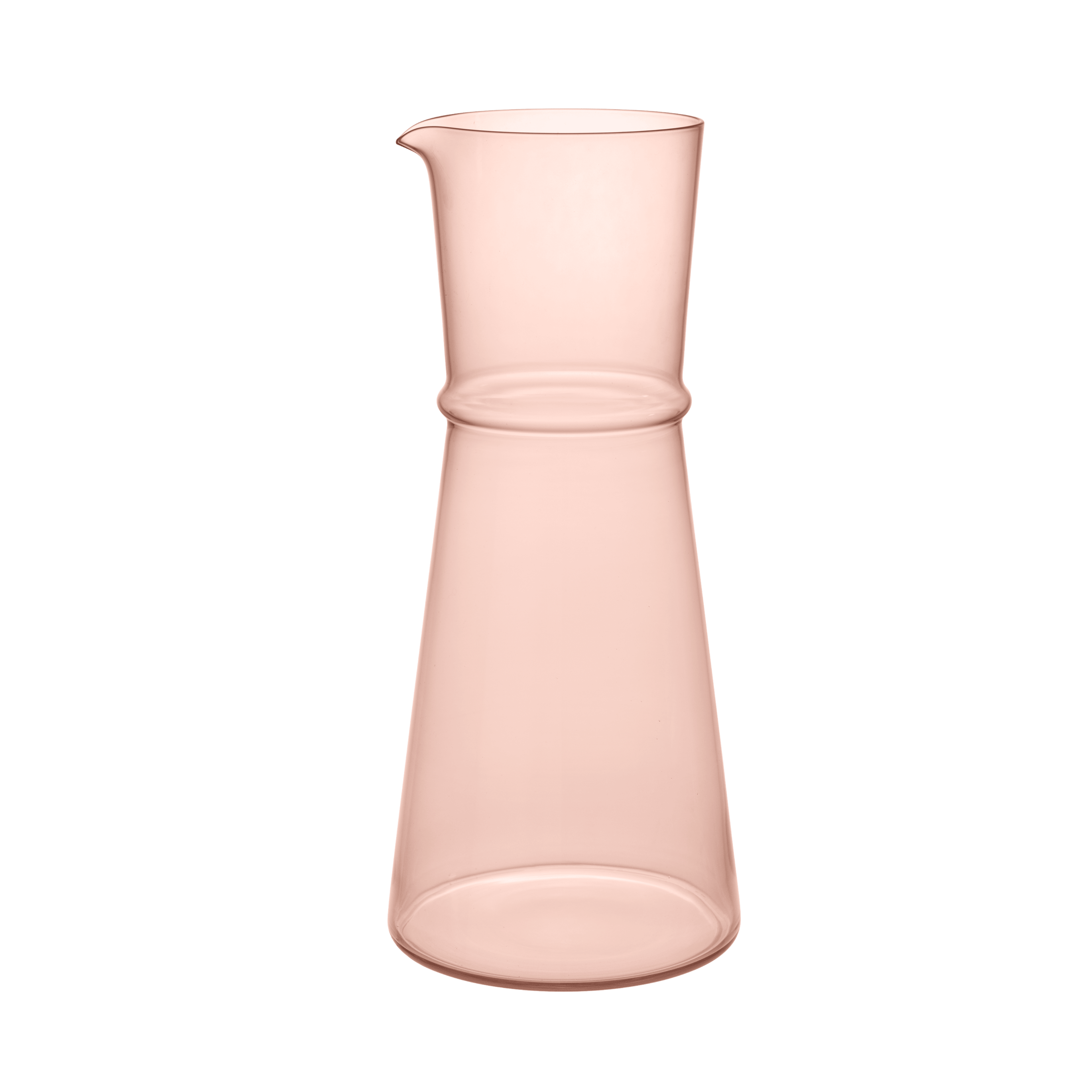 Glaskaraffe BOYA transparent rosa