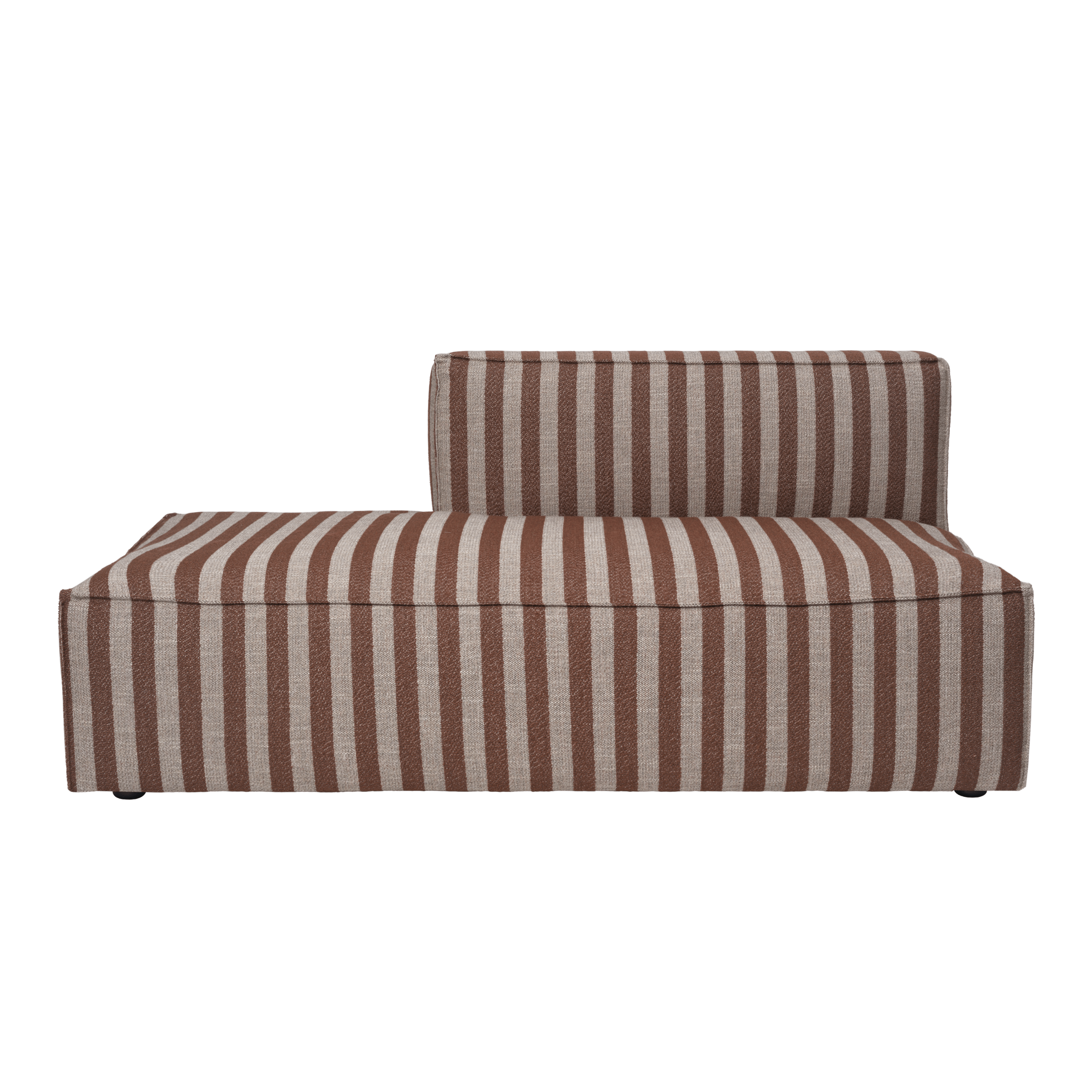 CATENA Louisiana Modular Sofa - Left-Open End Element in Chocolate with Marker