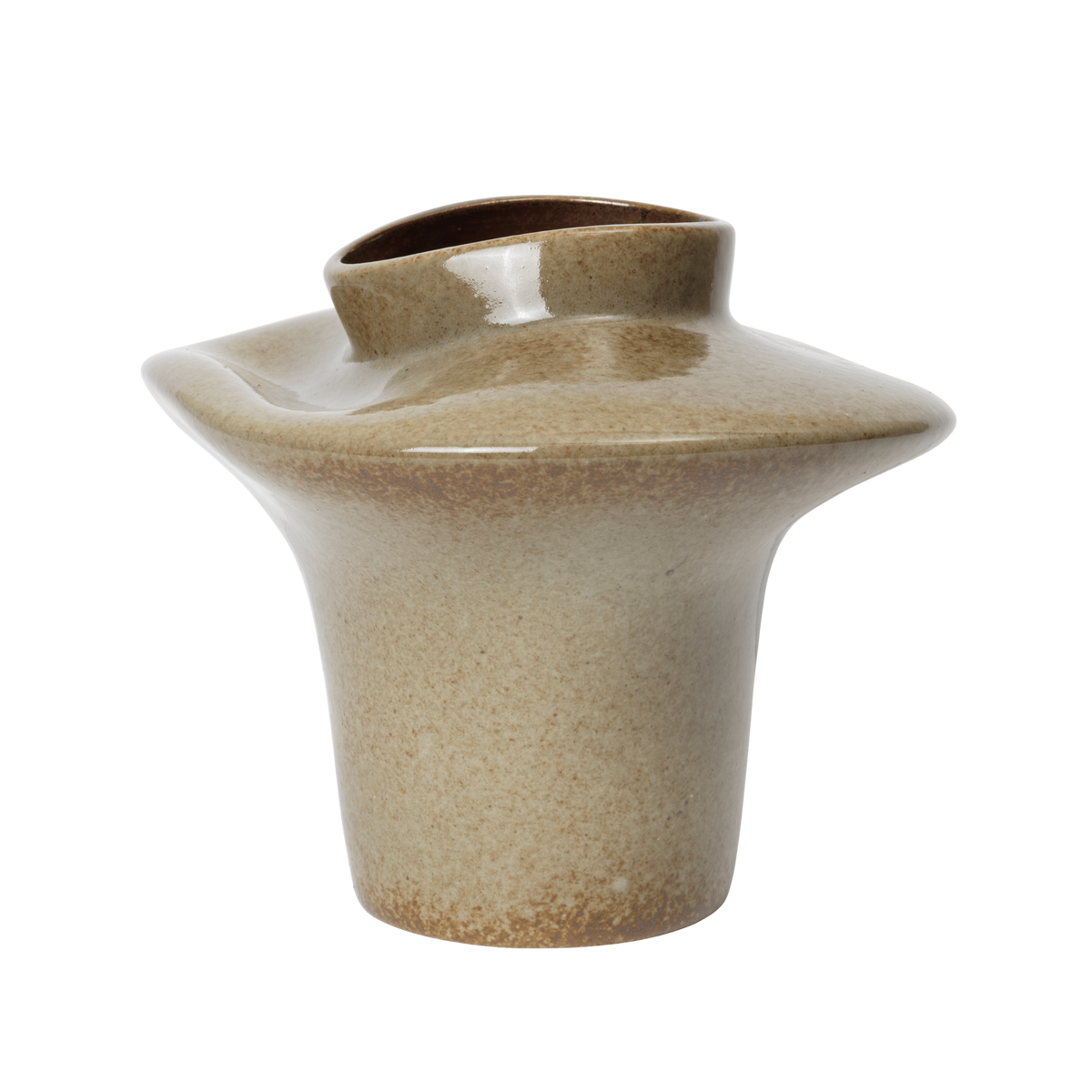 Wazon ceramiczny EVIO zgaszony zielony – ferm LIVING