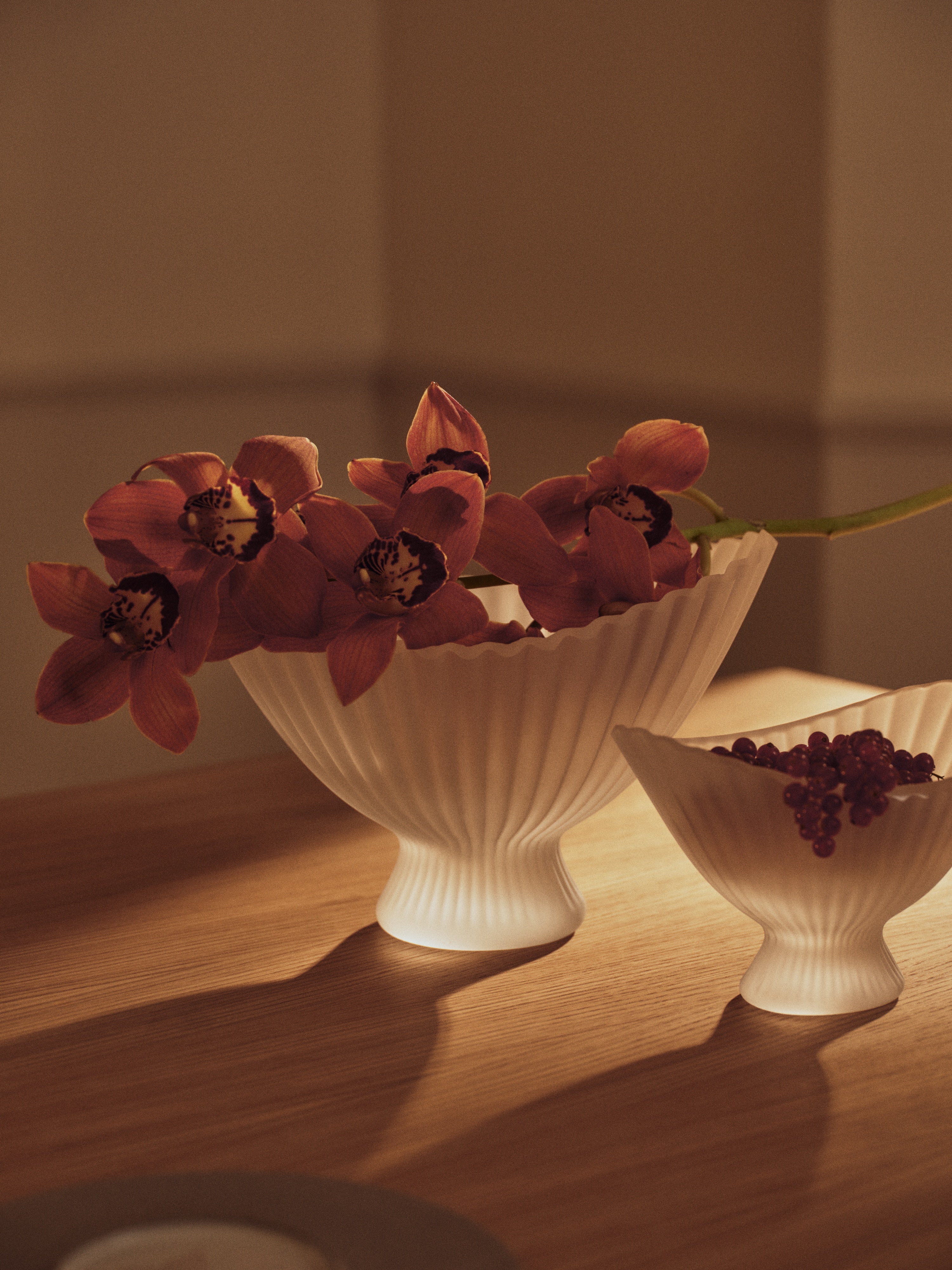 Misa FOUNTAIN weißes Glas