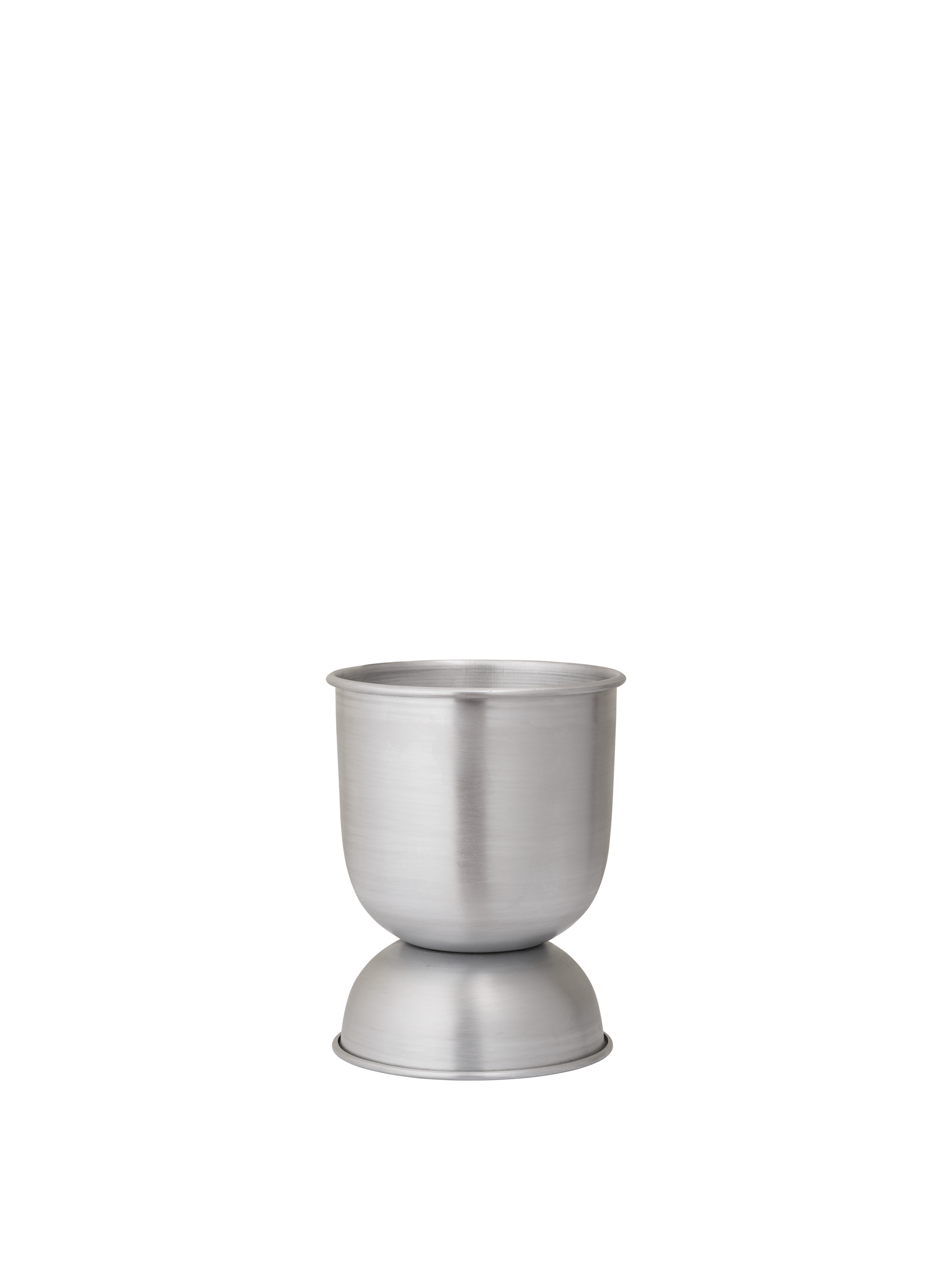 Blumentopf HOURGLASS Aluminium