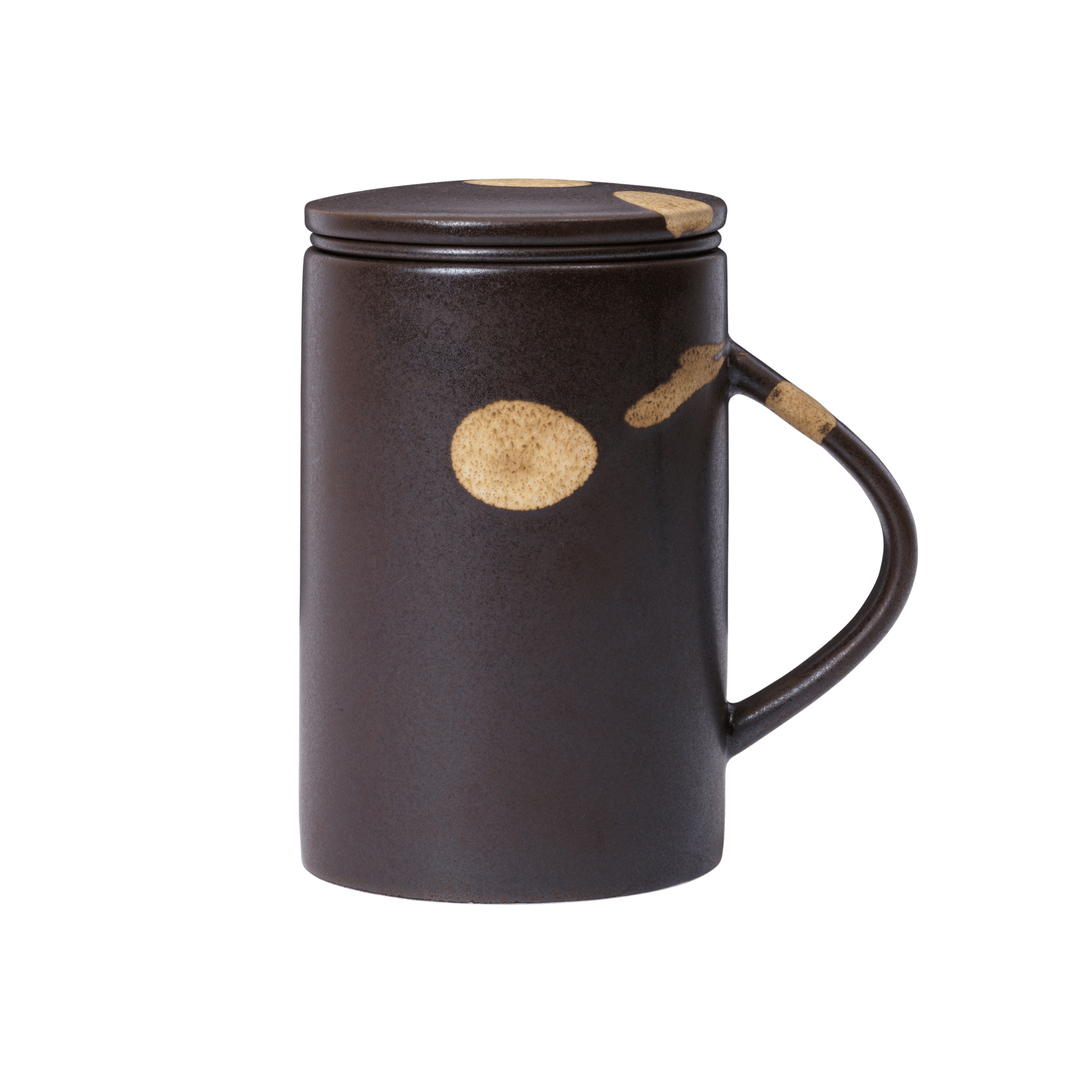 KOYO Dark Brown Mug with Lid