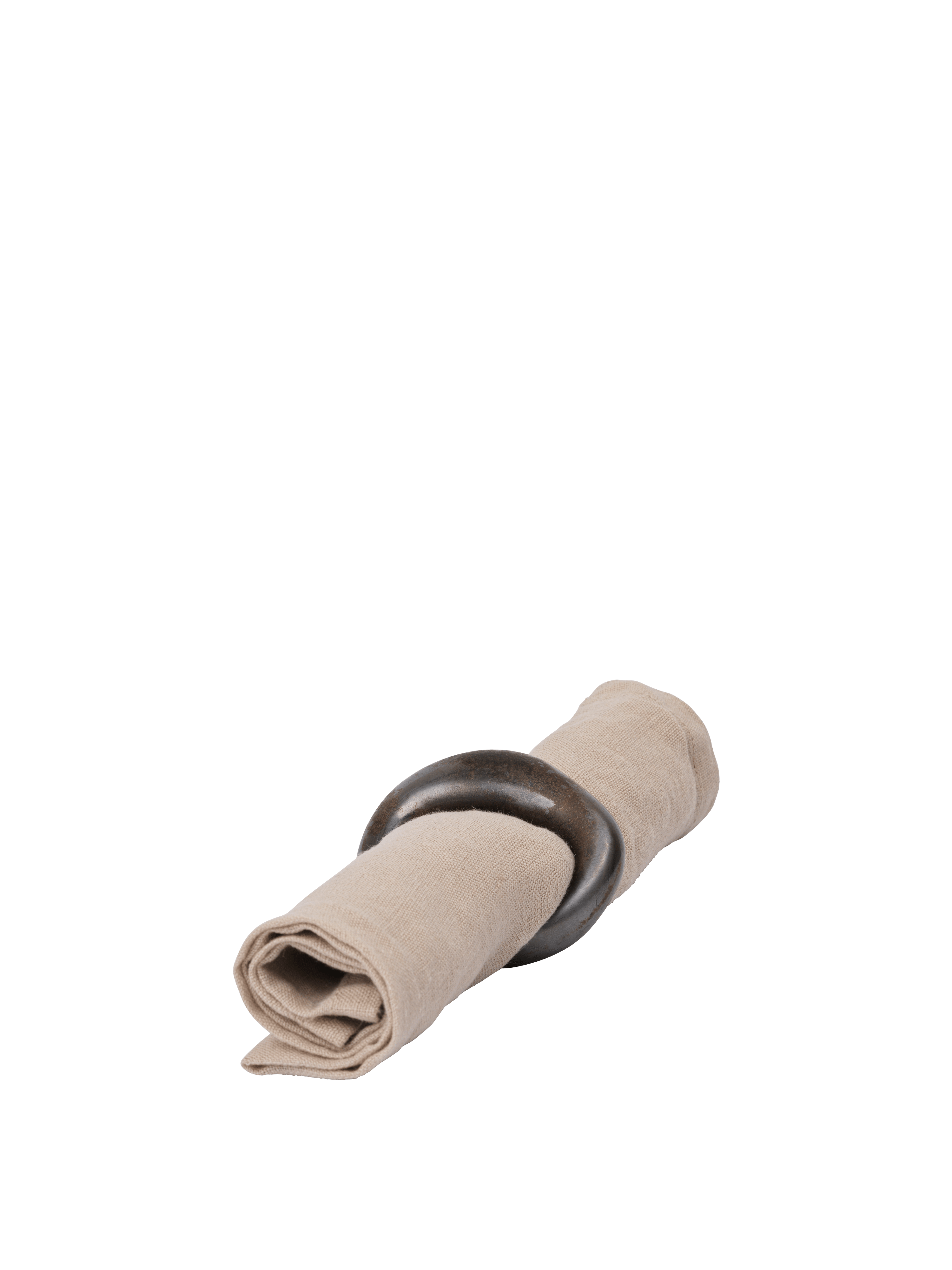 Serviettenring-Set ORRITH braun