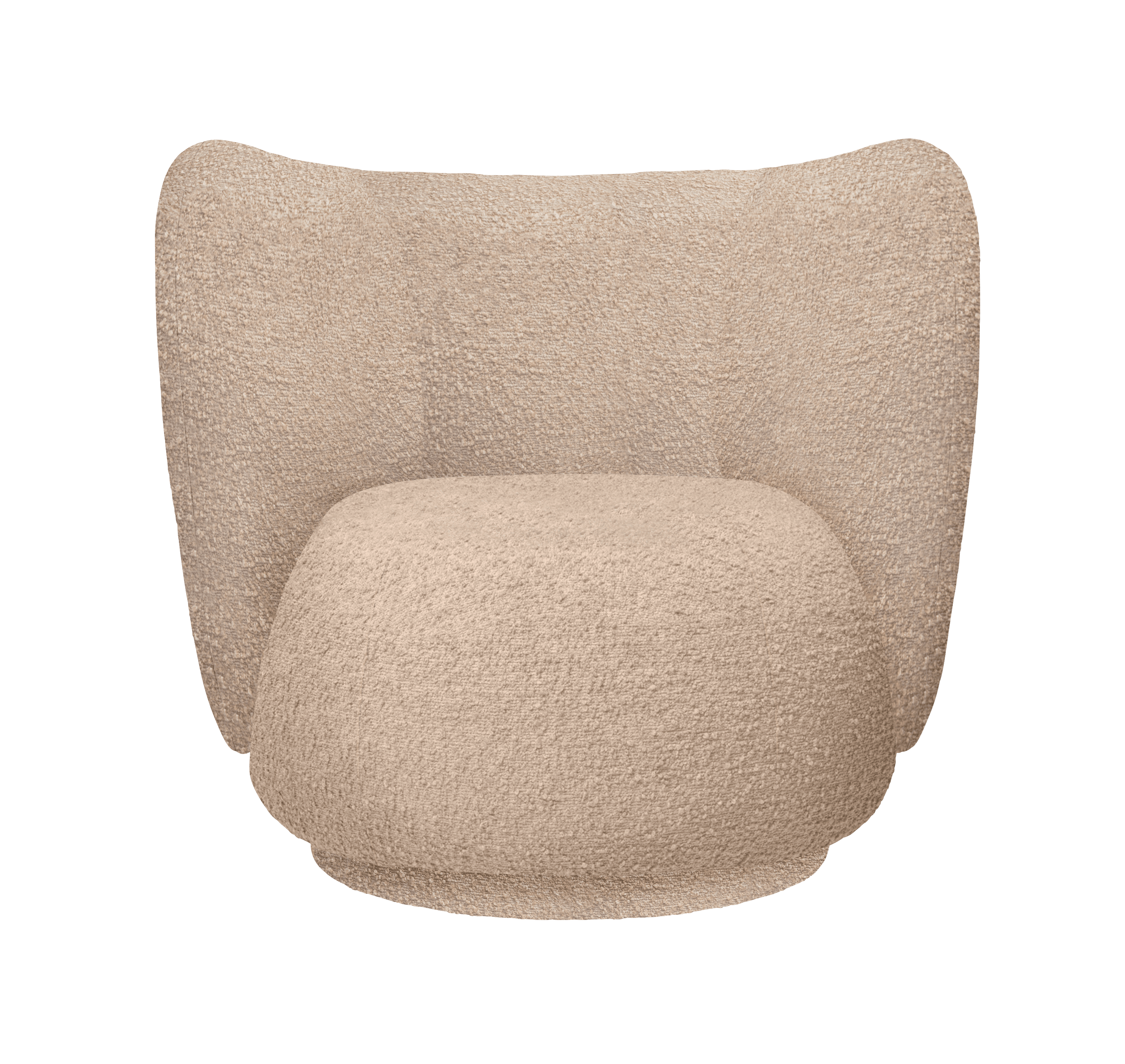 Drehstuhl RICO LOUNGE beige Boucle