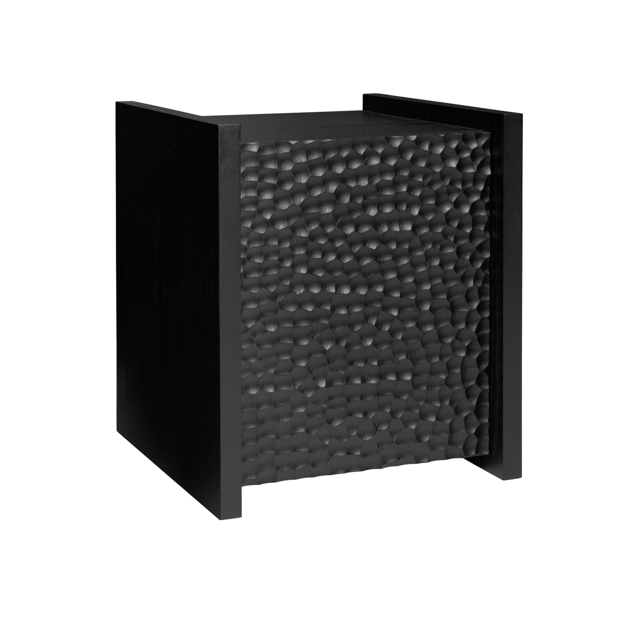 SCARNI Nightstand in Black Ash Wood