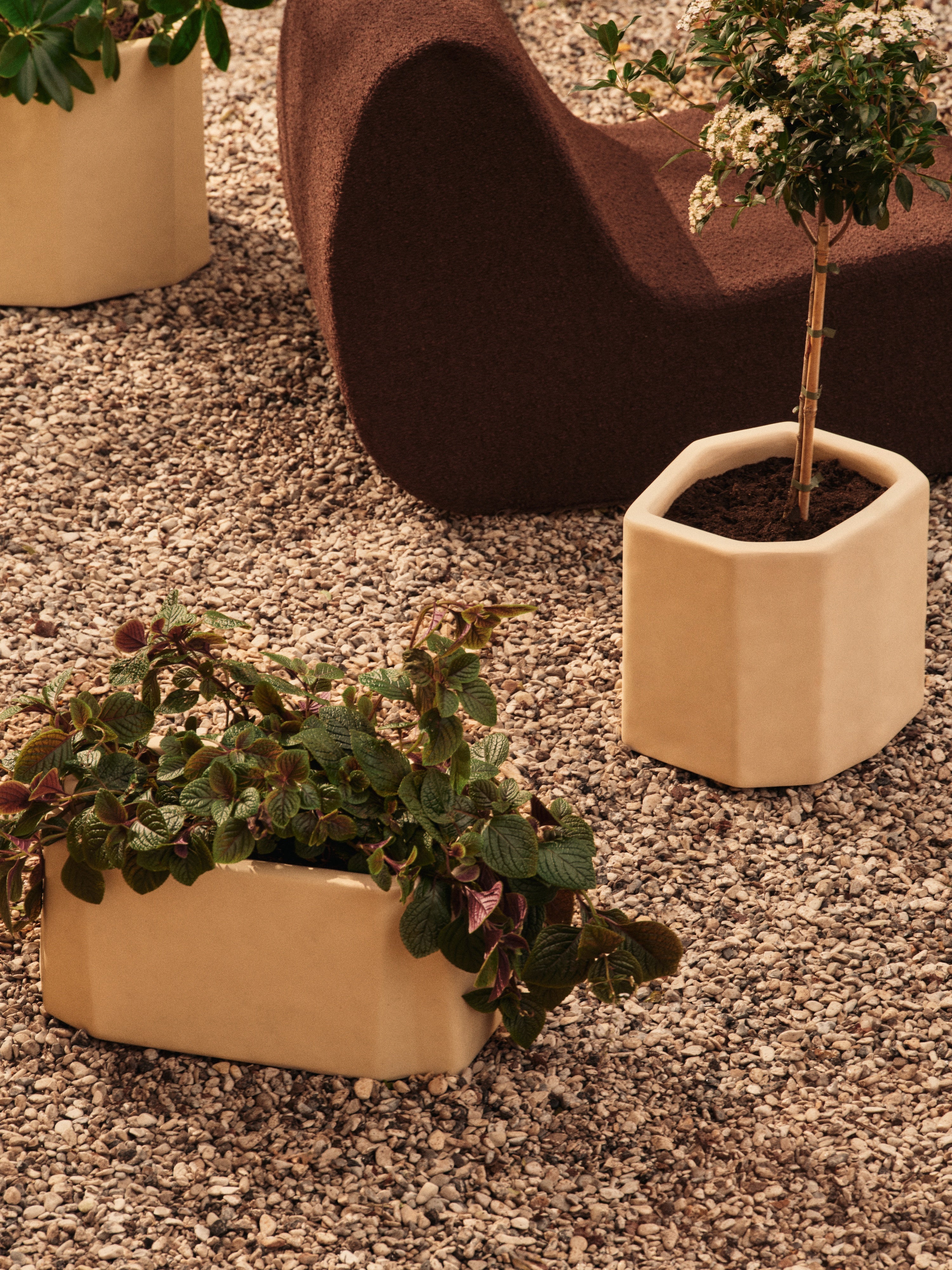 Donica ogrodowa STAFFA beige