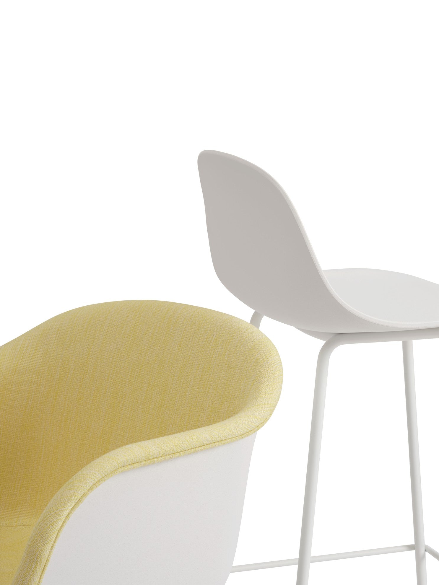 Personalized FIBER Bar Stool with Steel Base