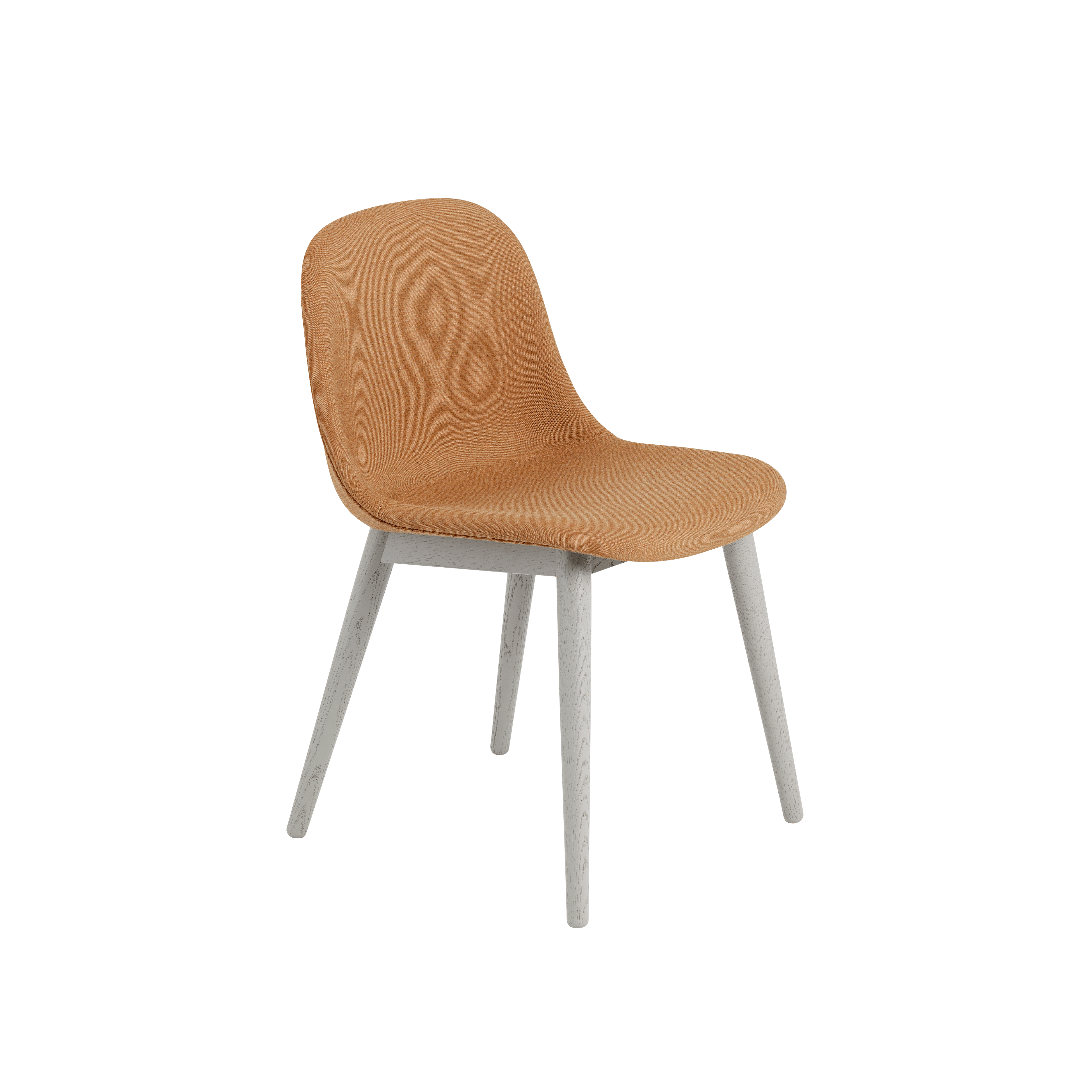 Personalisierbarer FIBER Stuhl mit Holzgestell