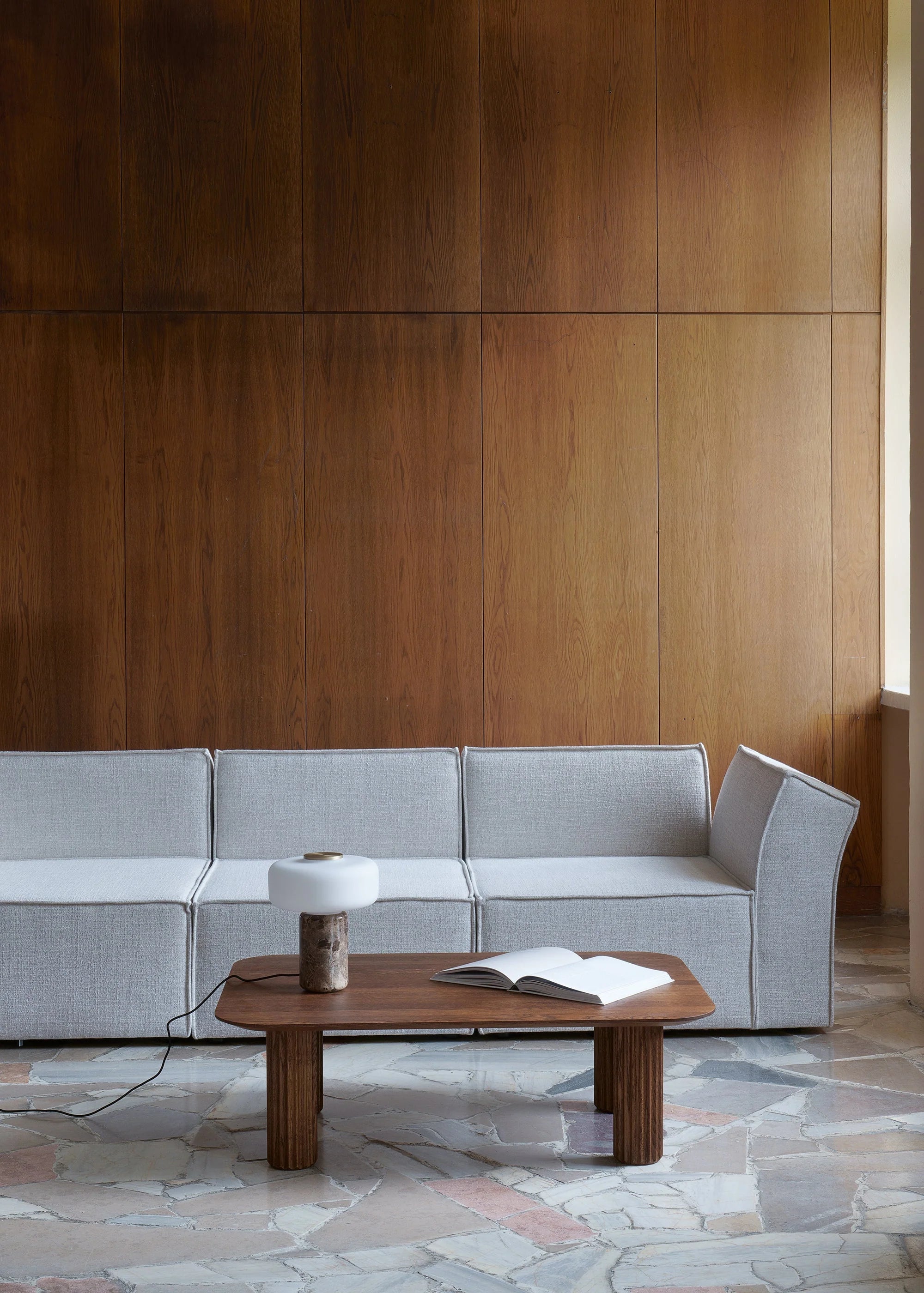 PILAR coffee table black ash wood