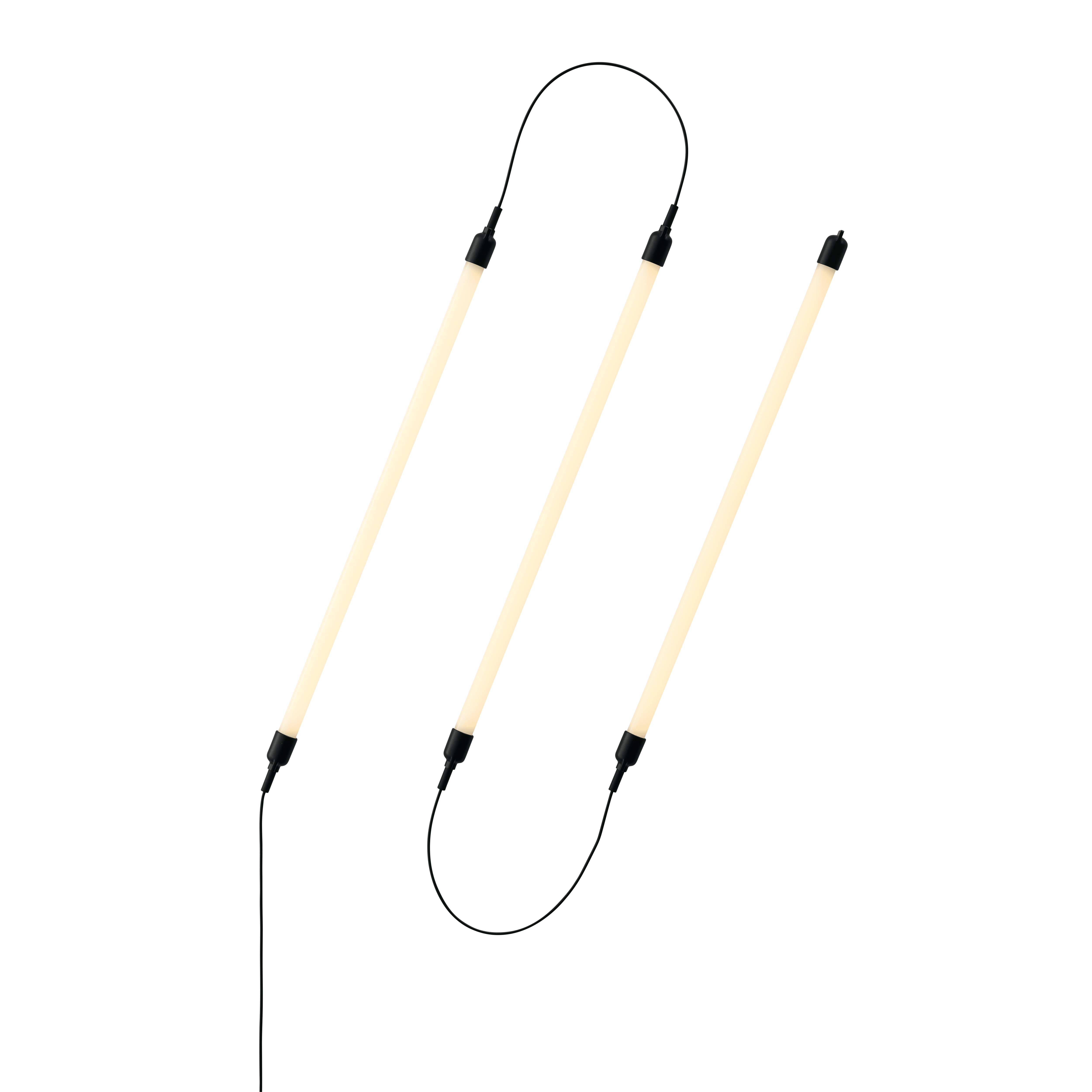 Wandleuchte FINE - Konfiguration 1 schwarz