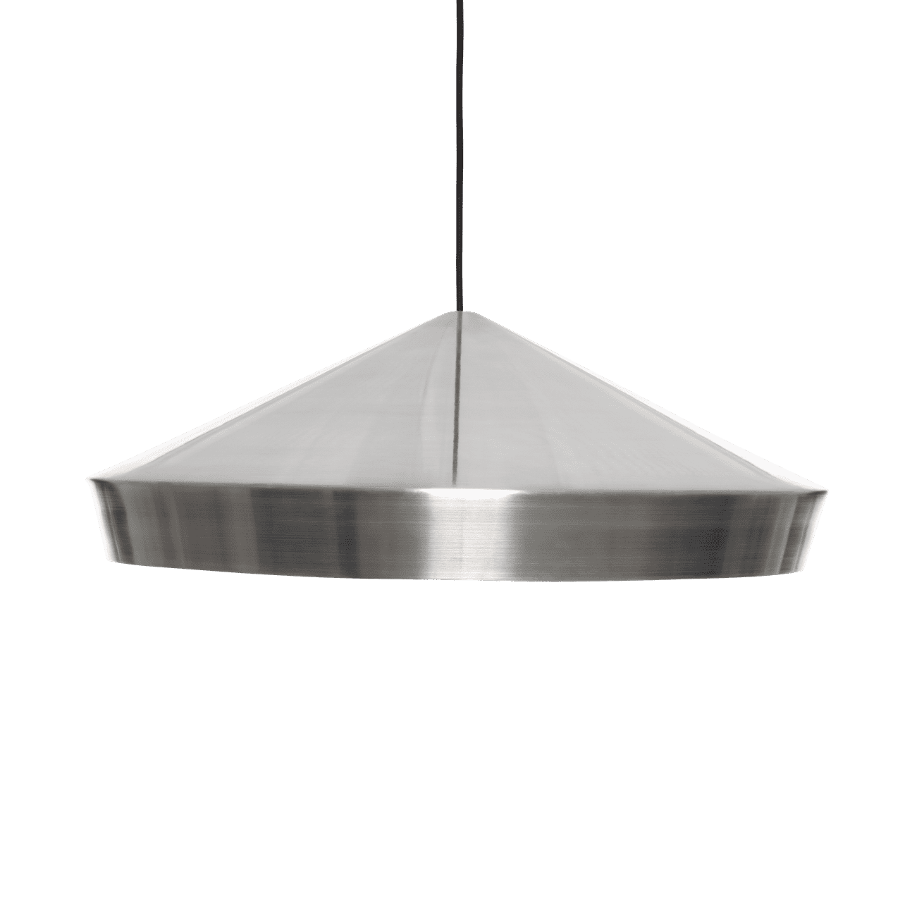 UNBEATEN FLAT silver pendant lamp