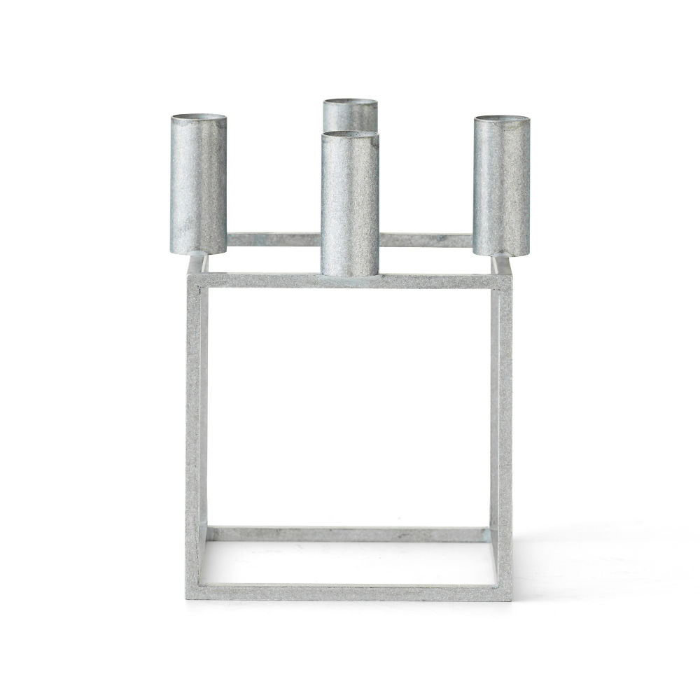 Kerzenhalter KUBUS silber