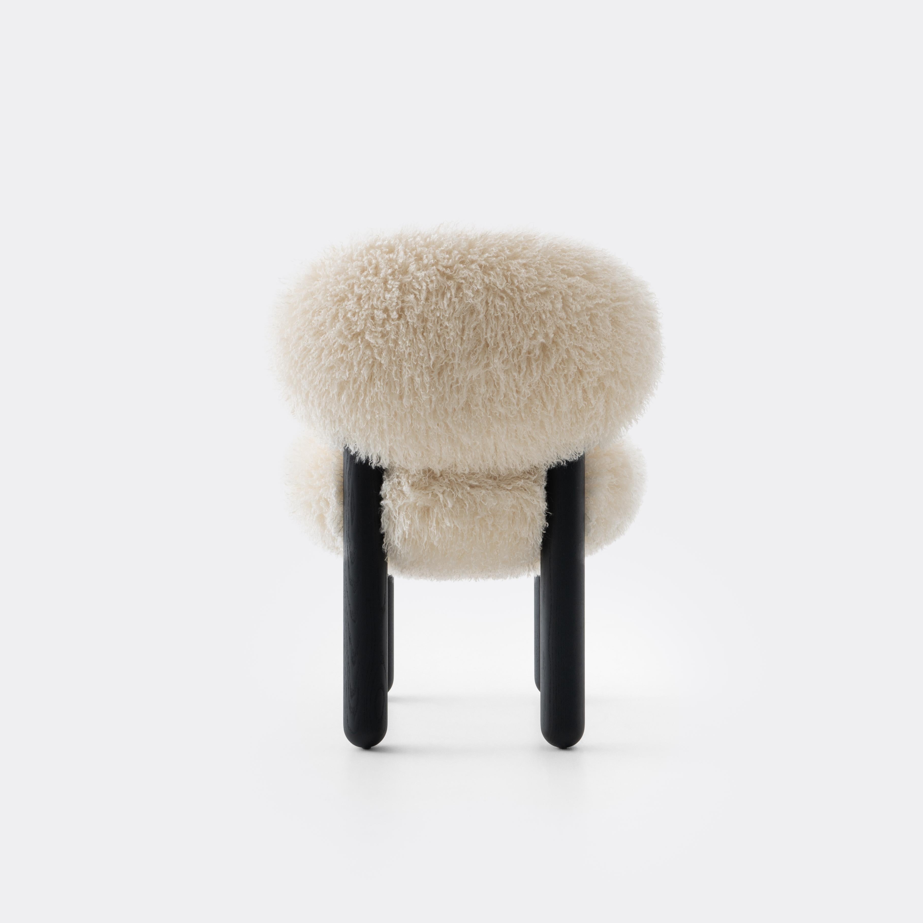 Stuhl FLOCK CS2 - FLUFFY EDITION Kunstfell