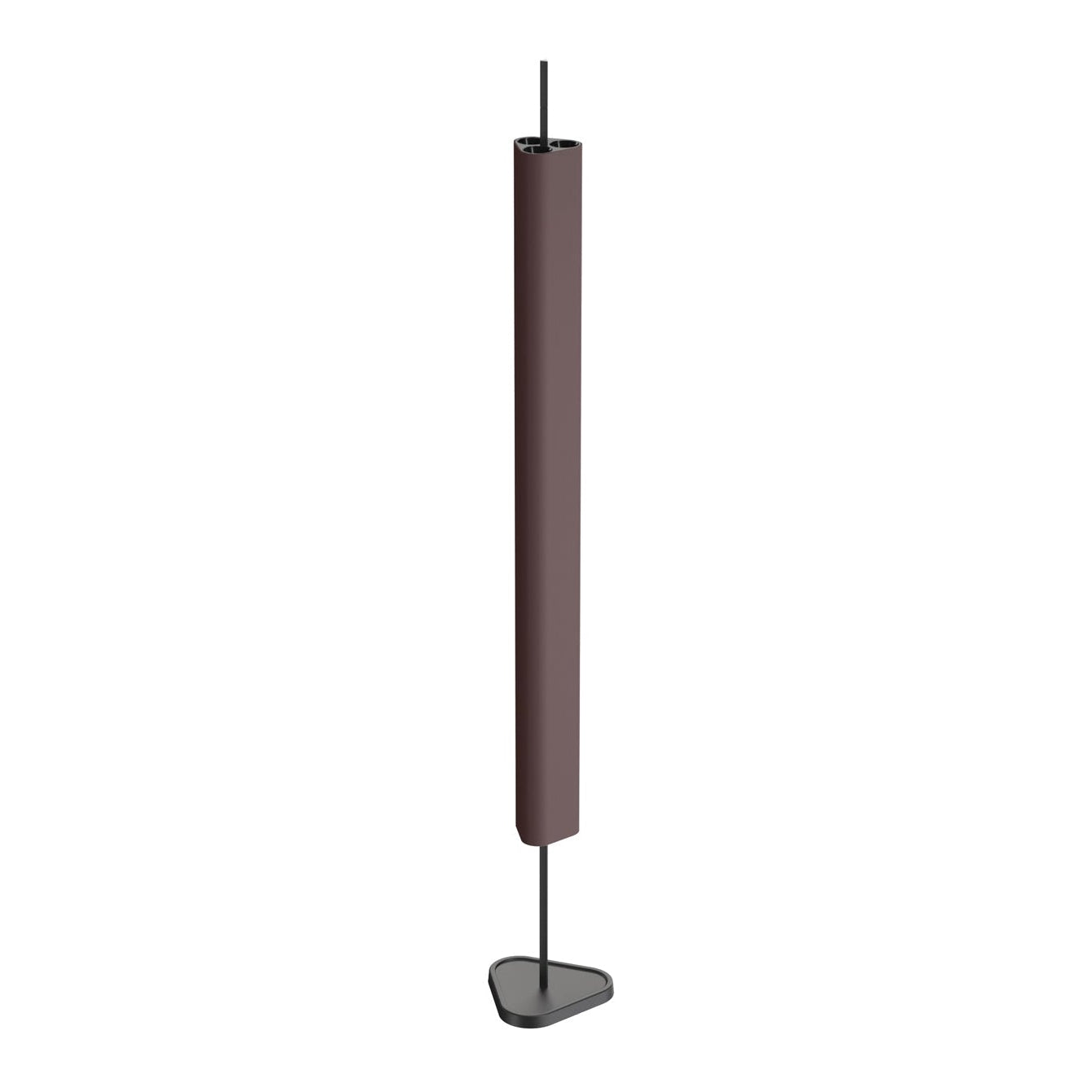 EMI Floor Lamp Dark Red with Black Base
