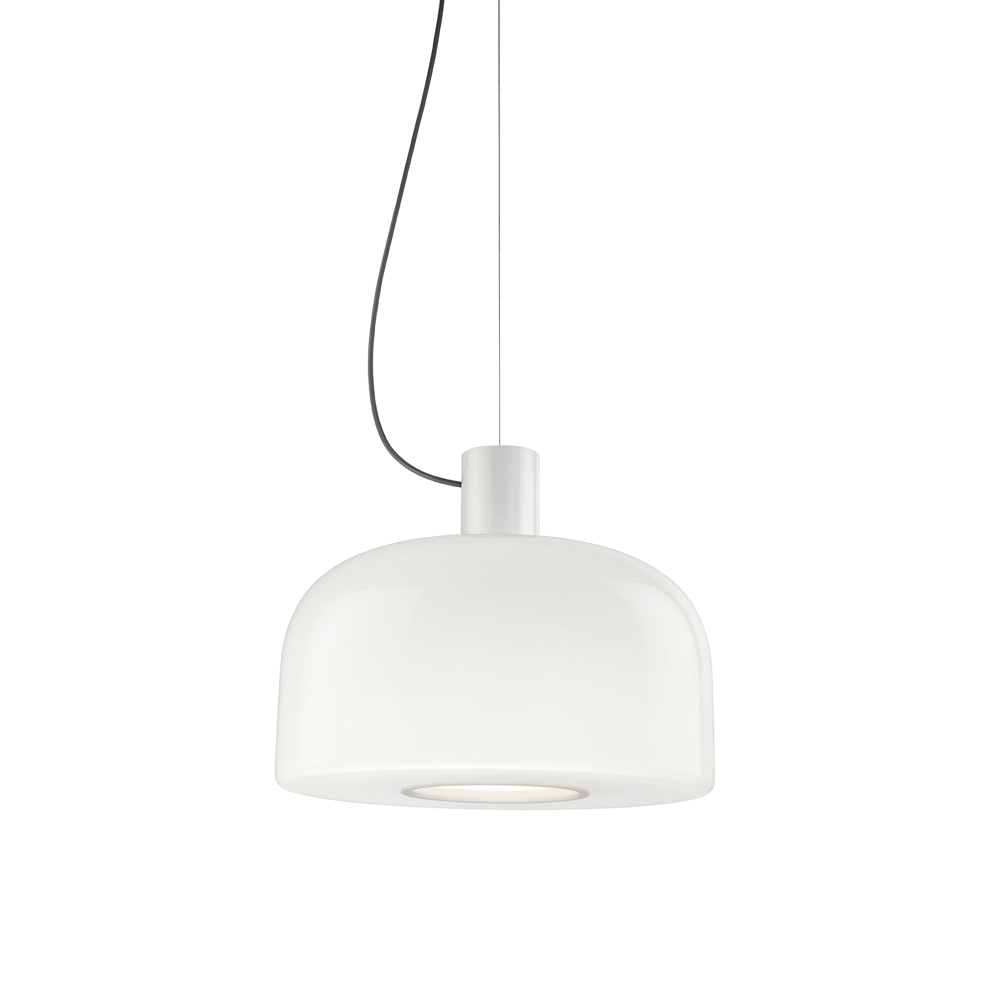 BELLHOP GLASS White Pendant Lamp