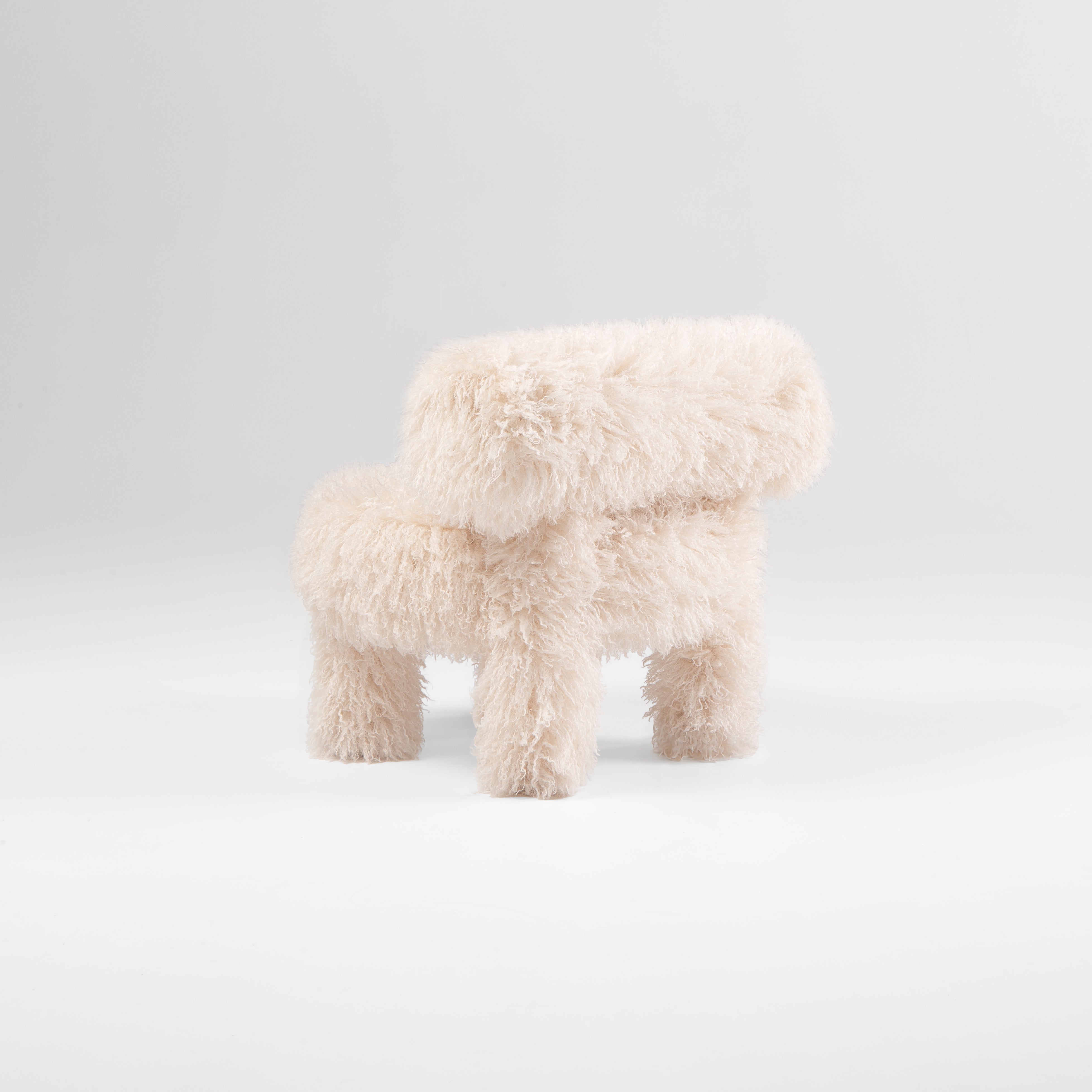 Kinderstuhl BABY GROPIUS CS1 - FLUFFY EDITION Kunstfell