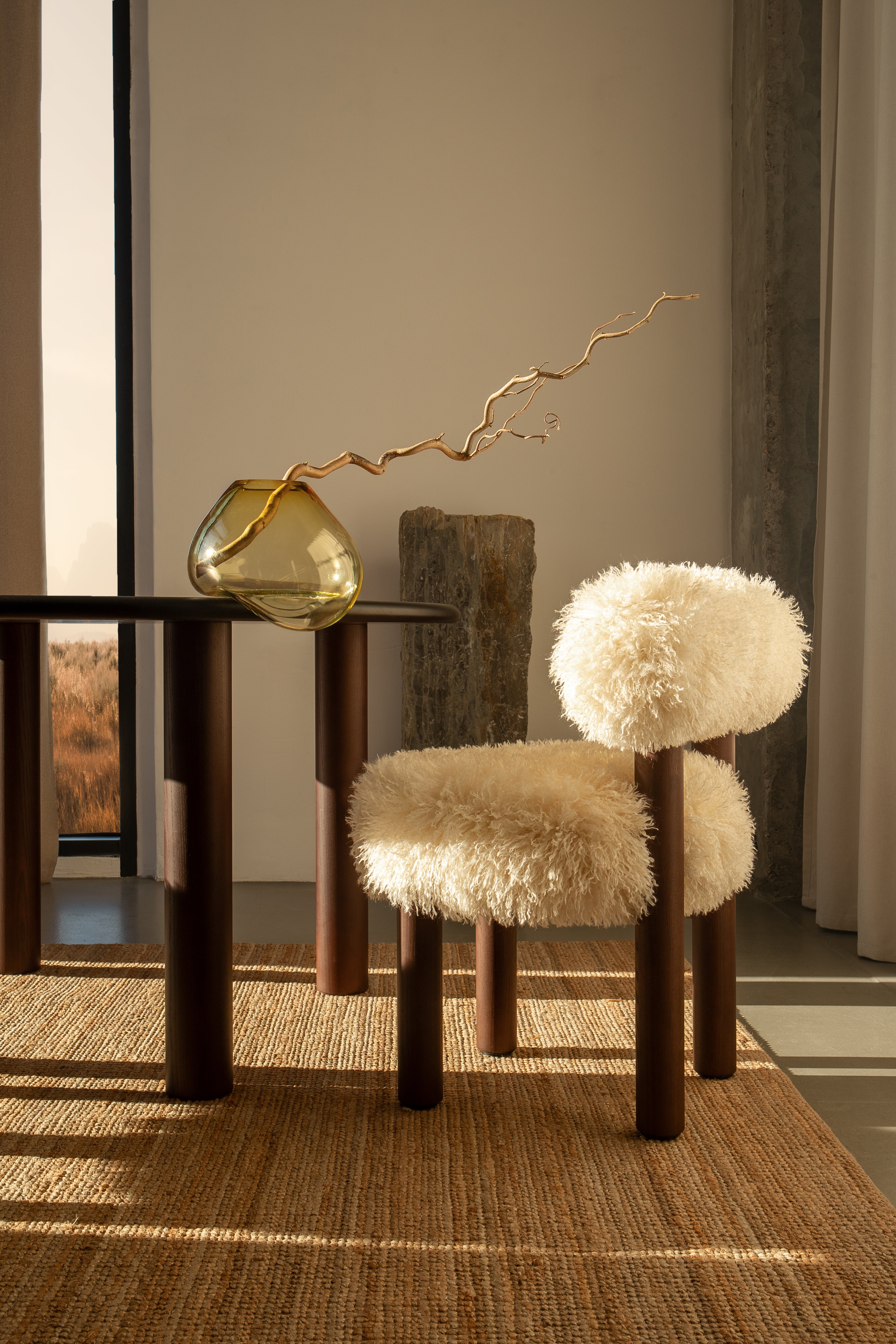 GROPIUS CS2 Chair - FLUFFY EDITION artificial fur