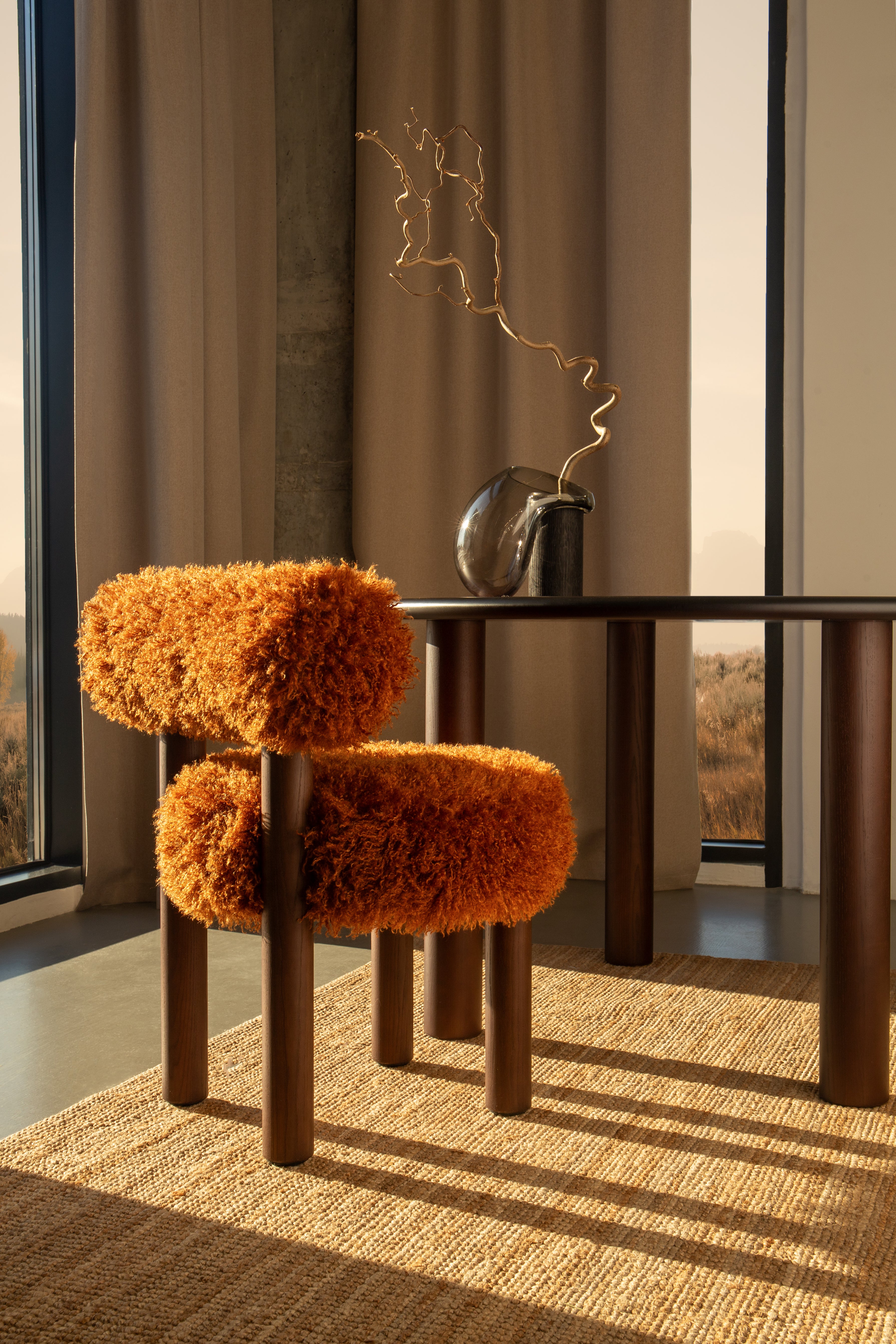 GROPIUS CS2 Chair - FLUFFY EDITION artificial fur
