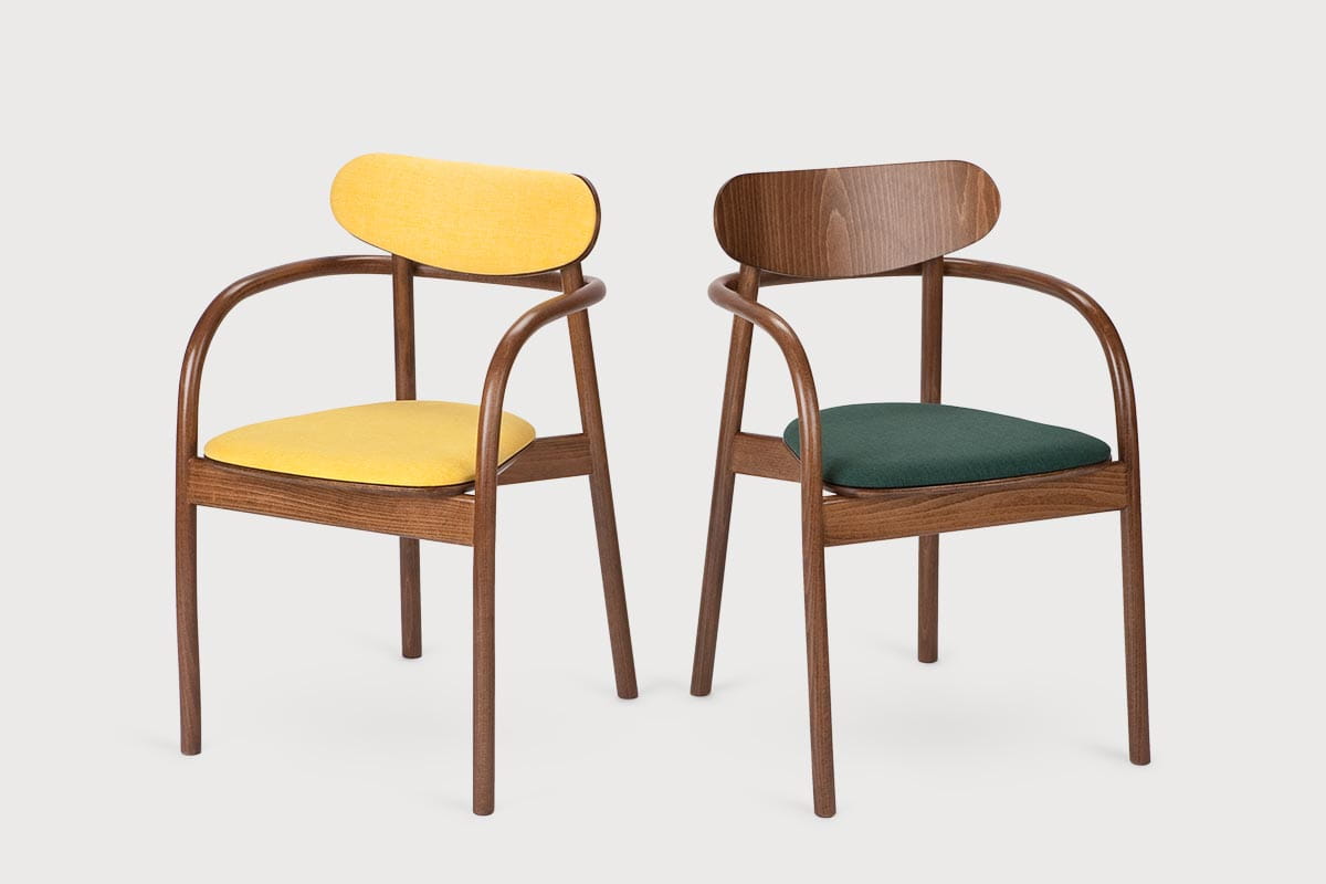 La berda B-2960 armchair beech wood