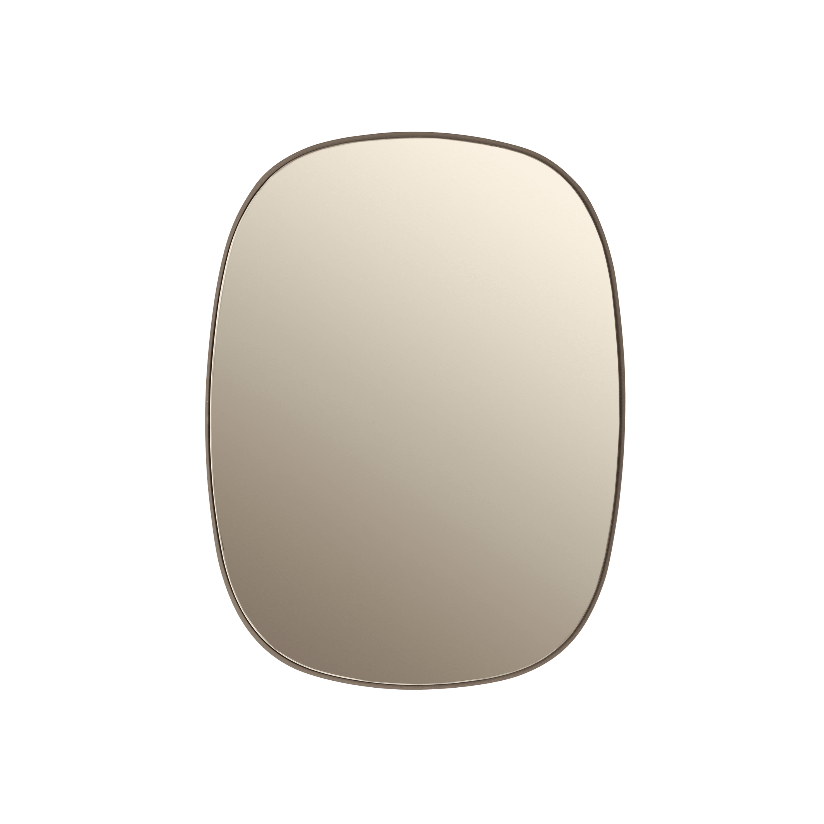 Lustro GERAHMT taupe