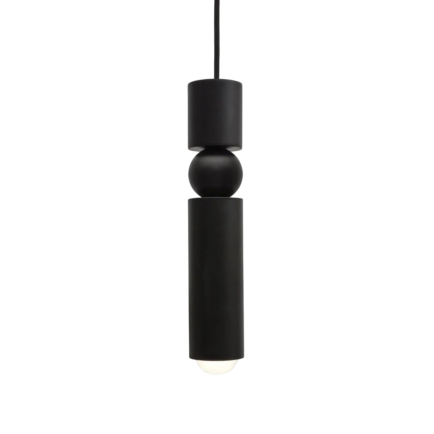 Pendelleuchte FULCRUM in mattem Schwarz