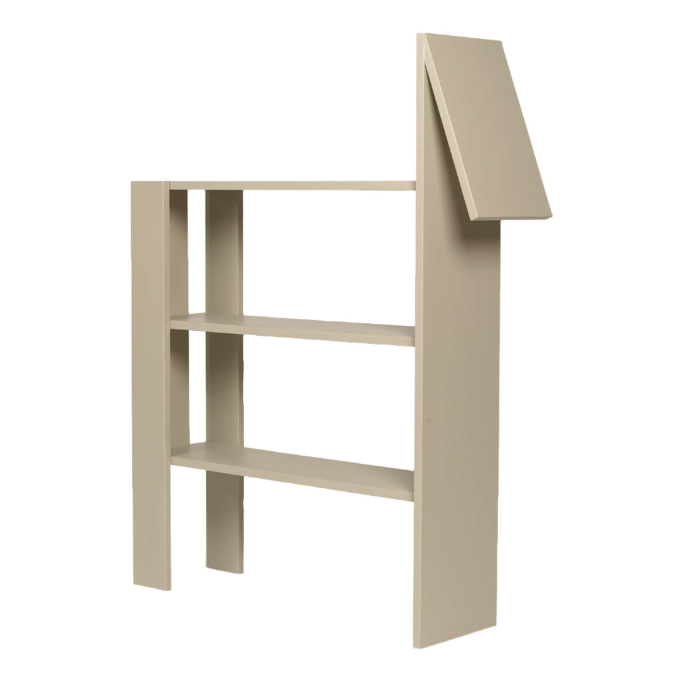 Bücherregal Pferd beige