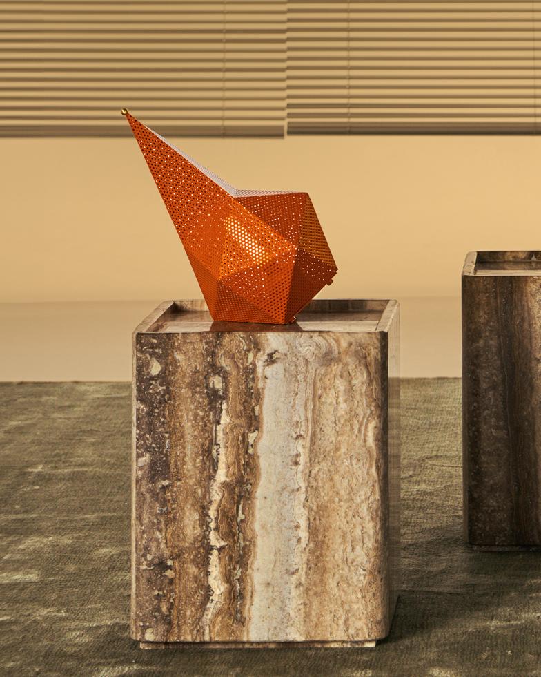 Portable lamp BAGHDAD orange