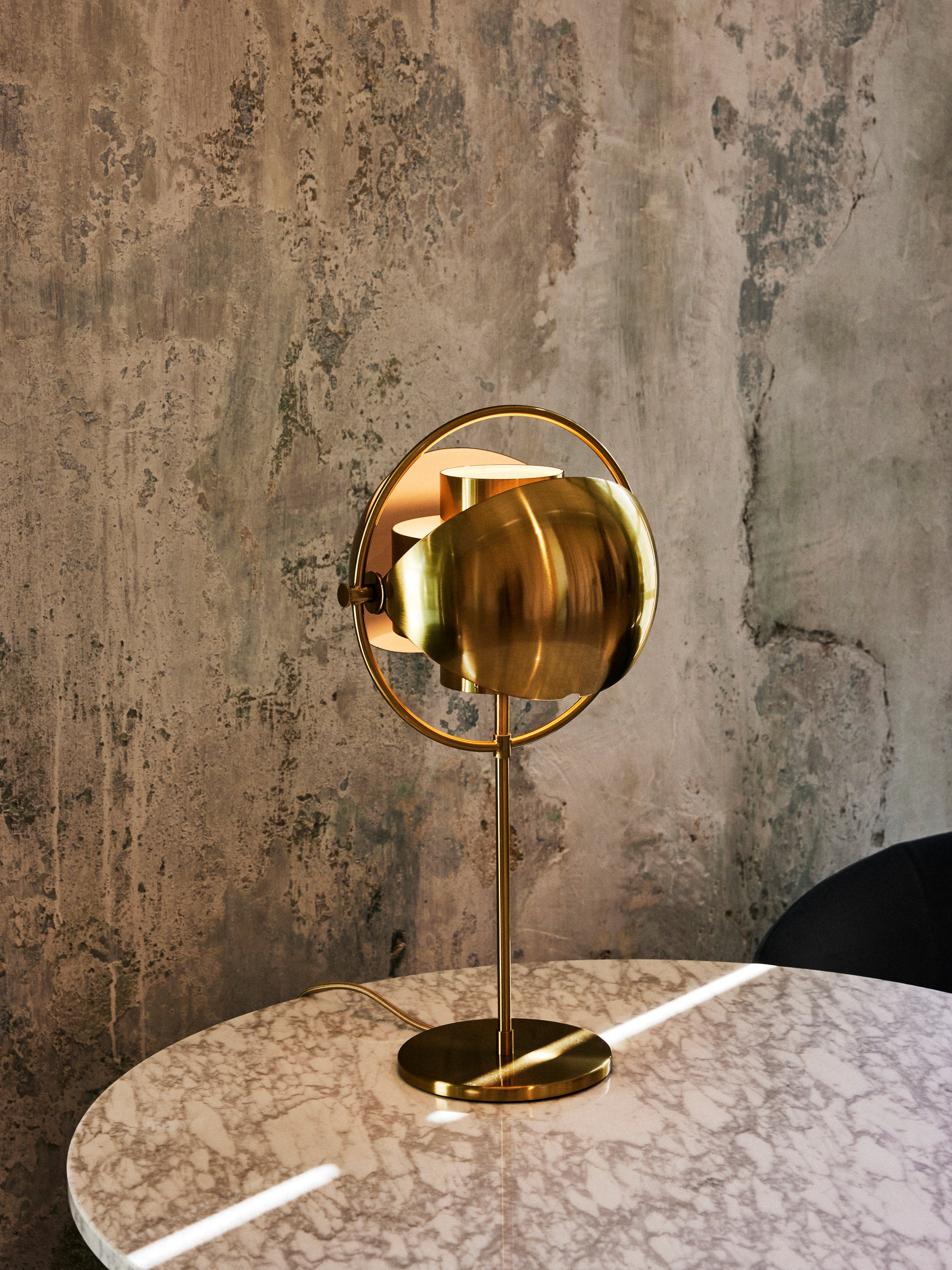 MULTI-LITE chrome table lamp