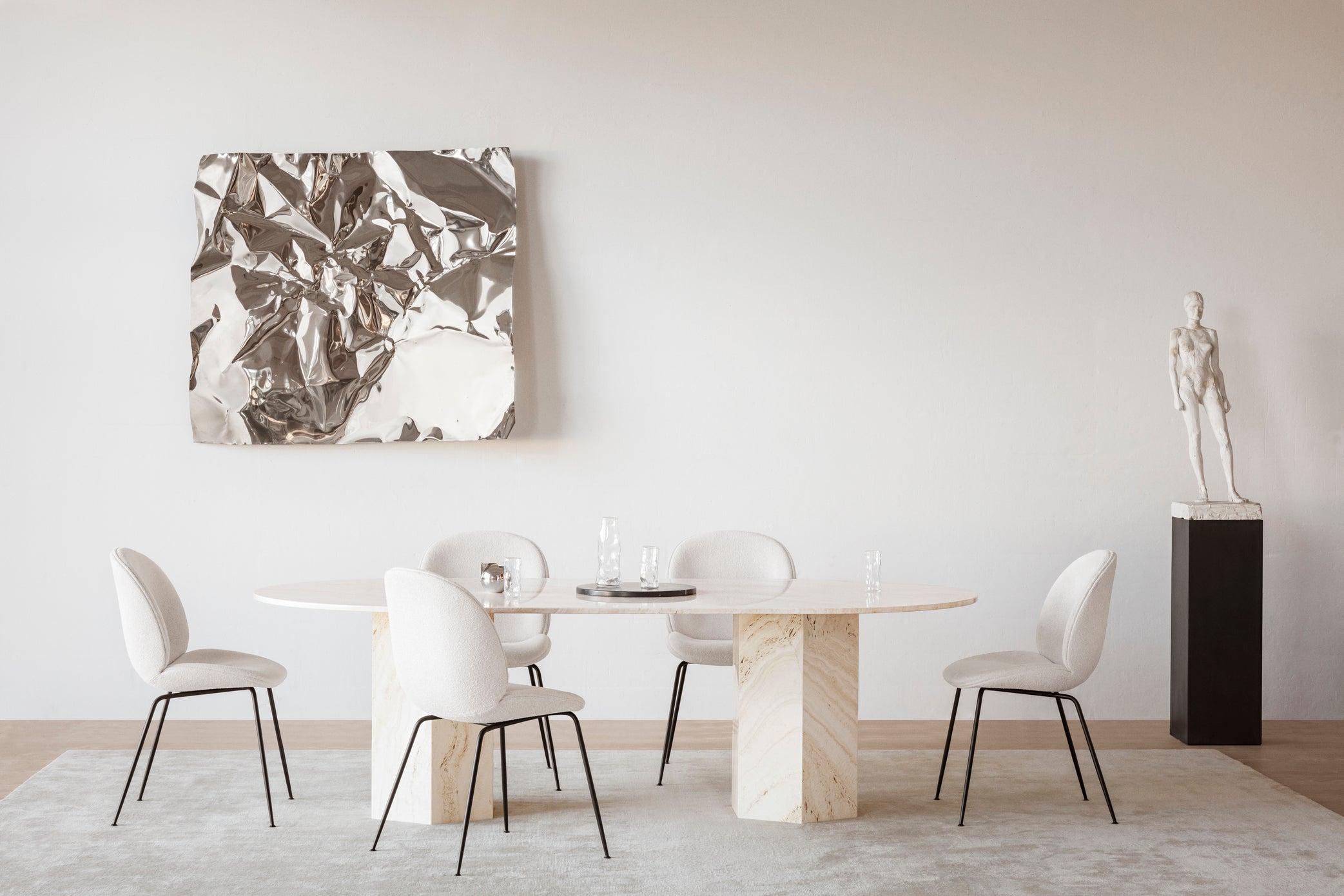Tisch EPIC creme Travertin