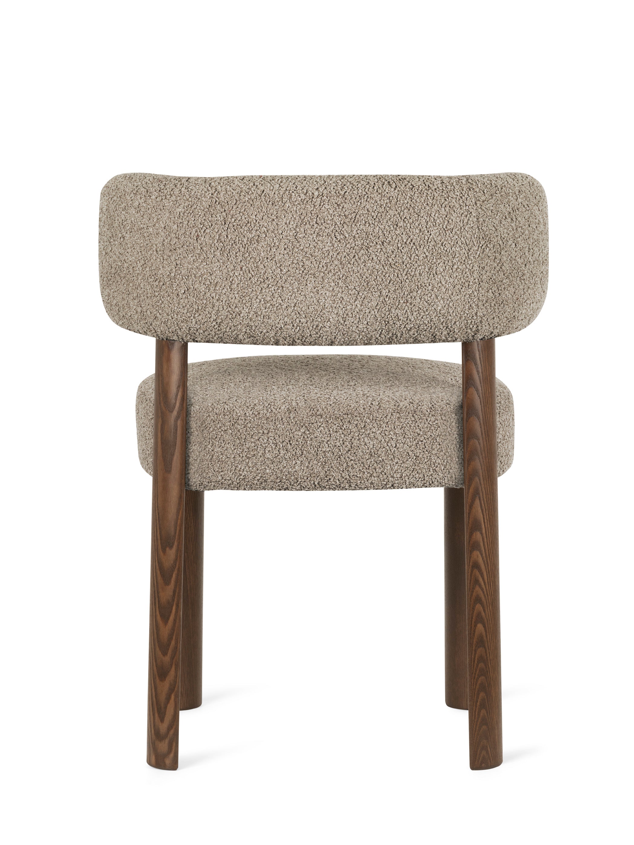 Upholstered GLEN Chair with Wooden Base